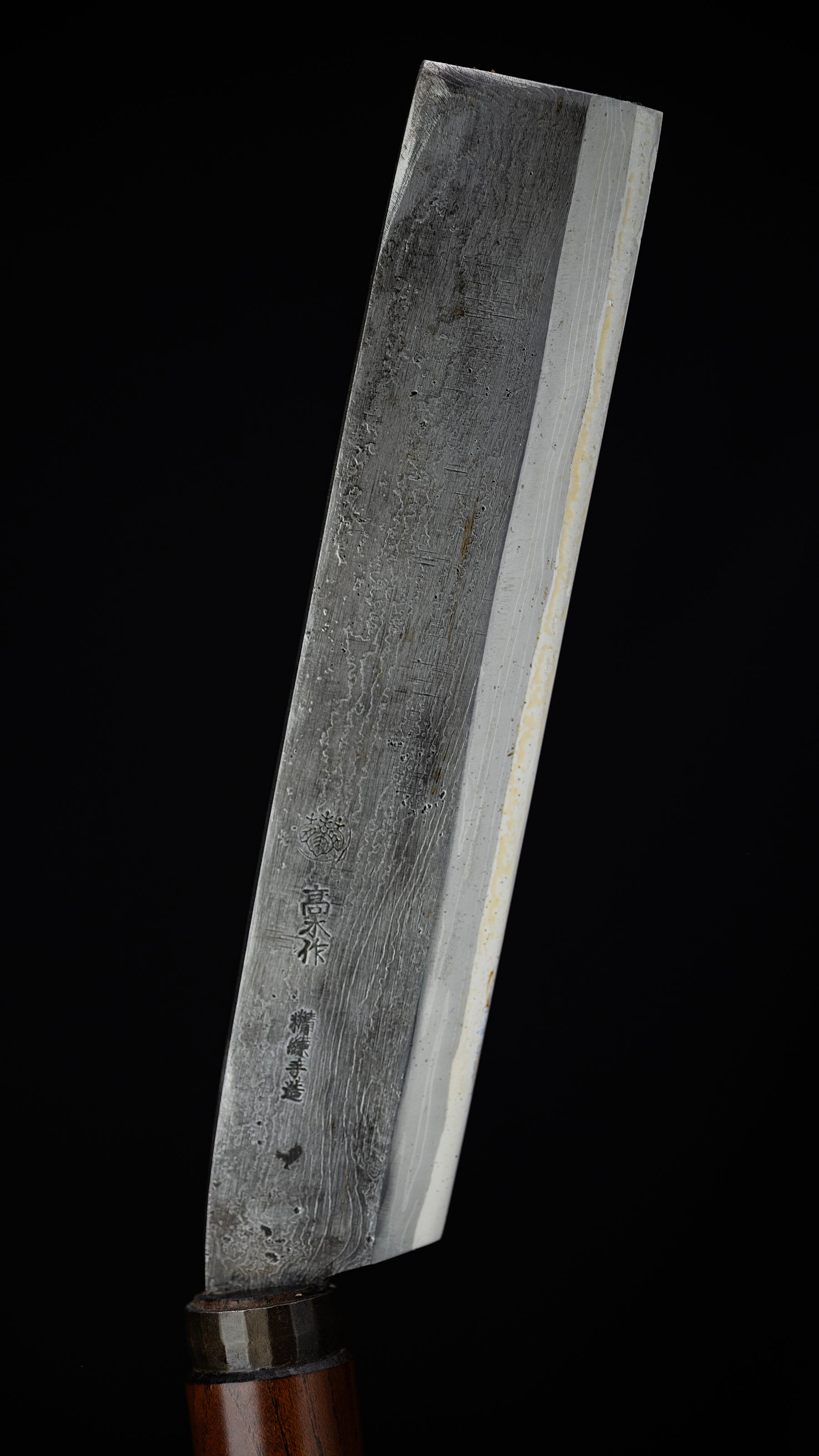 Suminagashi-Nata Japanese Single-Bevel Hatchet Knife By Takaki Junichi For Right Hand