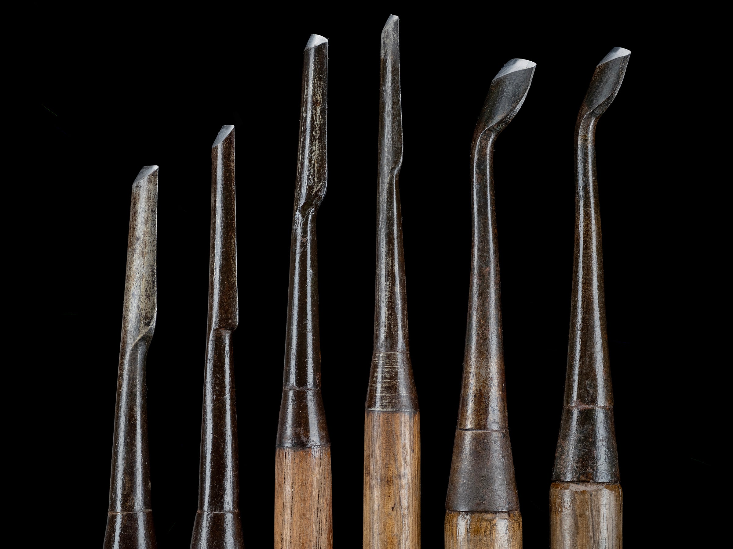 Uchimaru nomi Japanese U-Gouge/Spoon-Gouge Chisel set