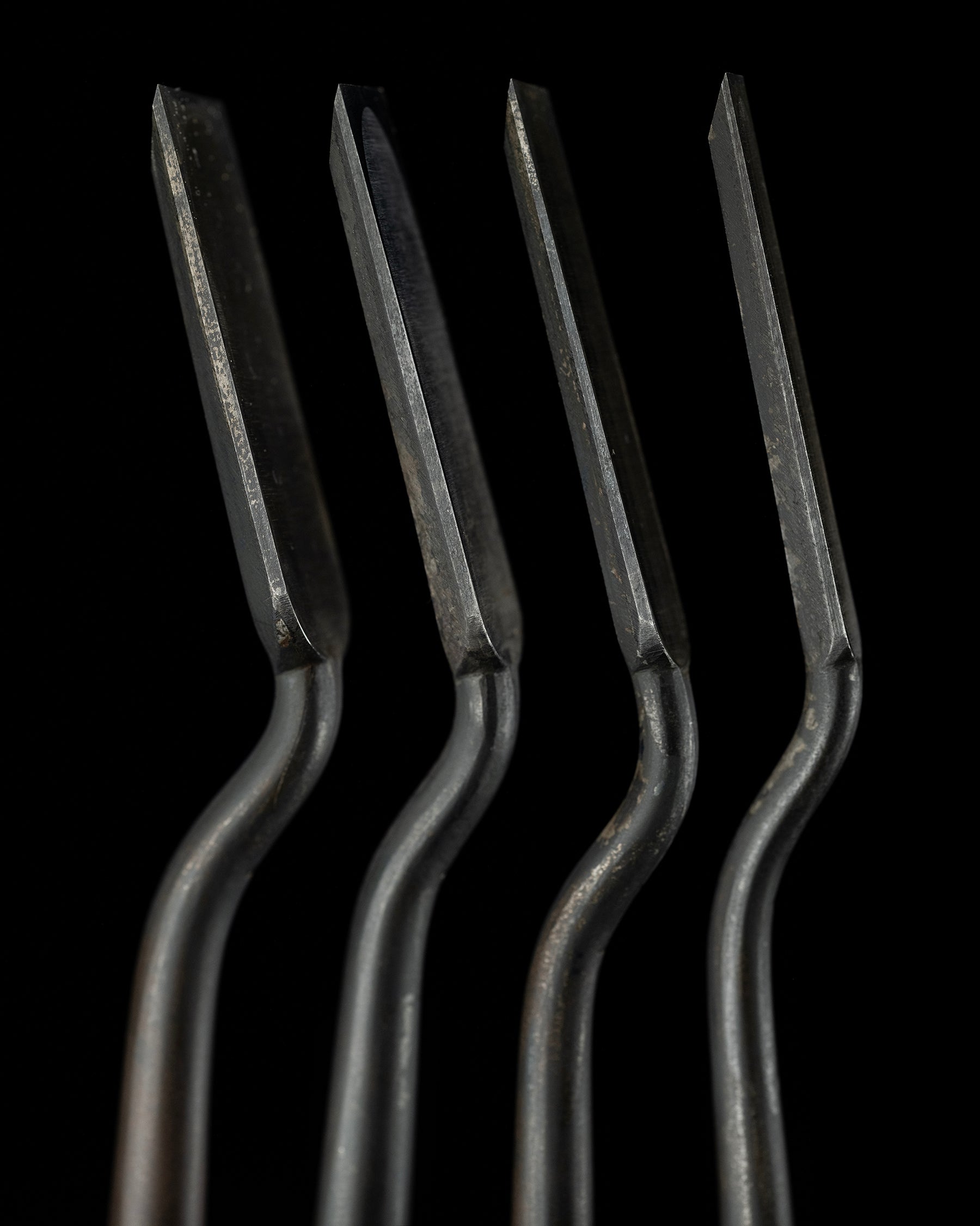 Kote Nomi Japanese Trowel Chisel Set By Hidari Hisasaku Ⅱ