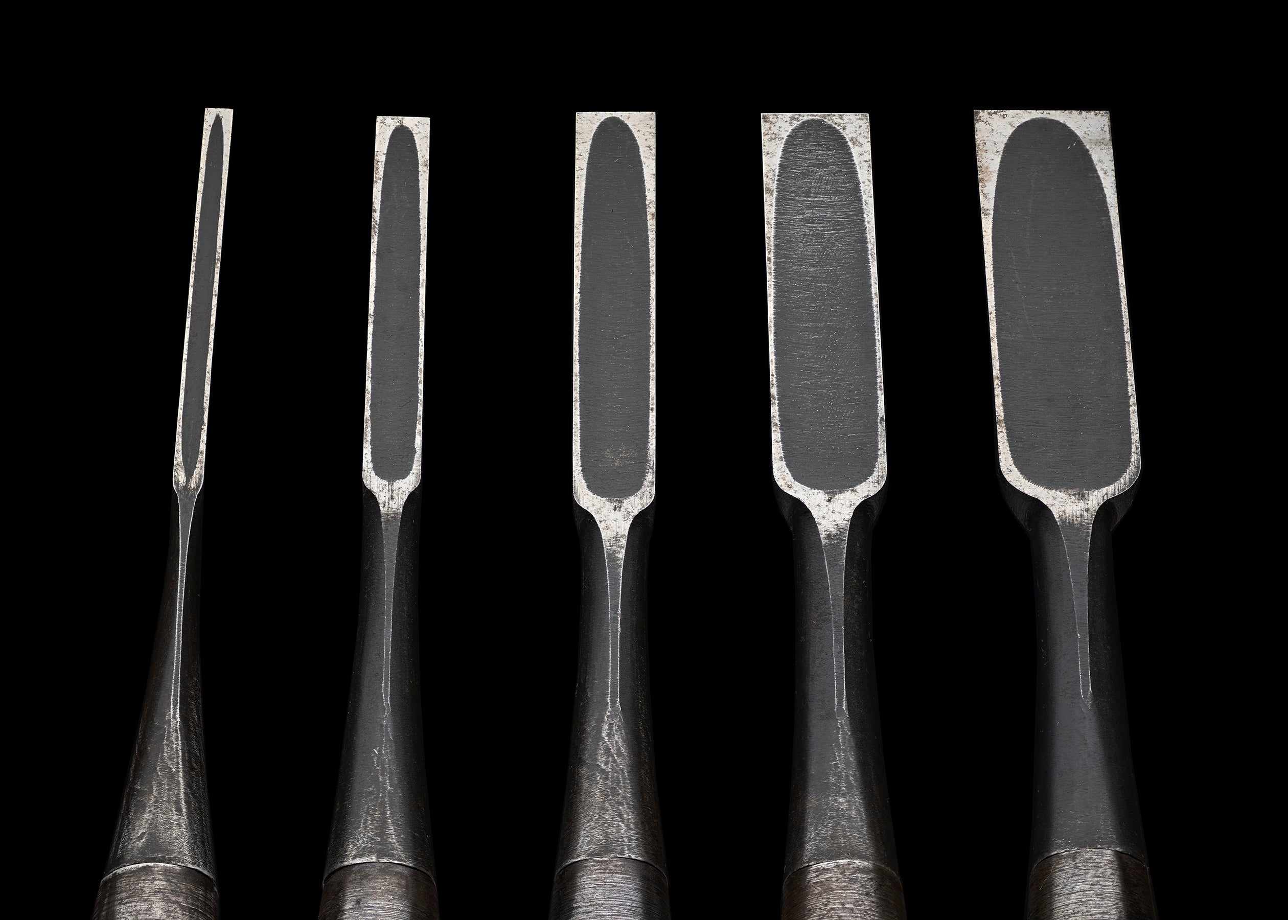 Oire-Nomi Japanese Hand Made Bench Chisel Set By Second Generation Ichihiro