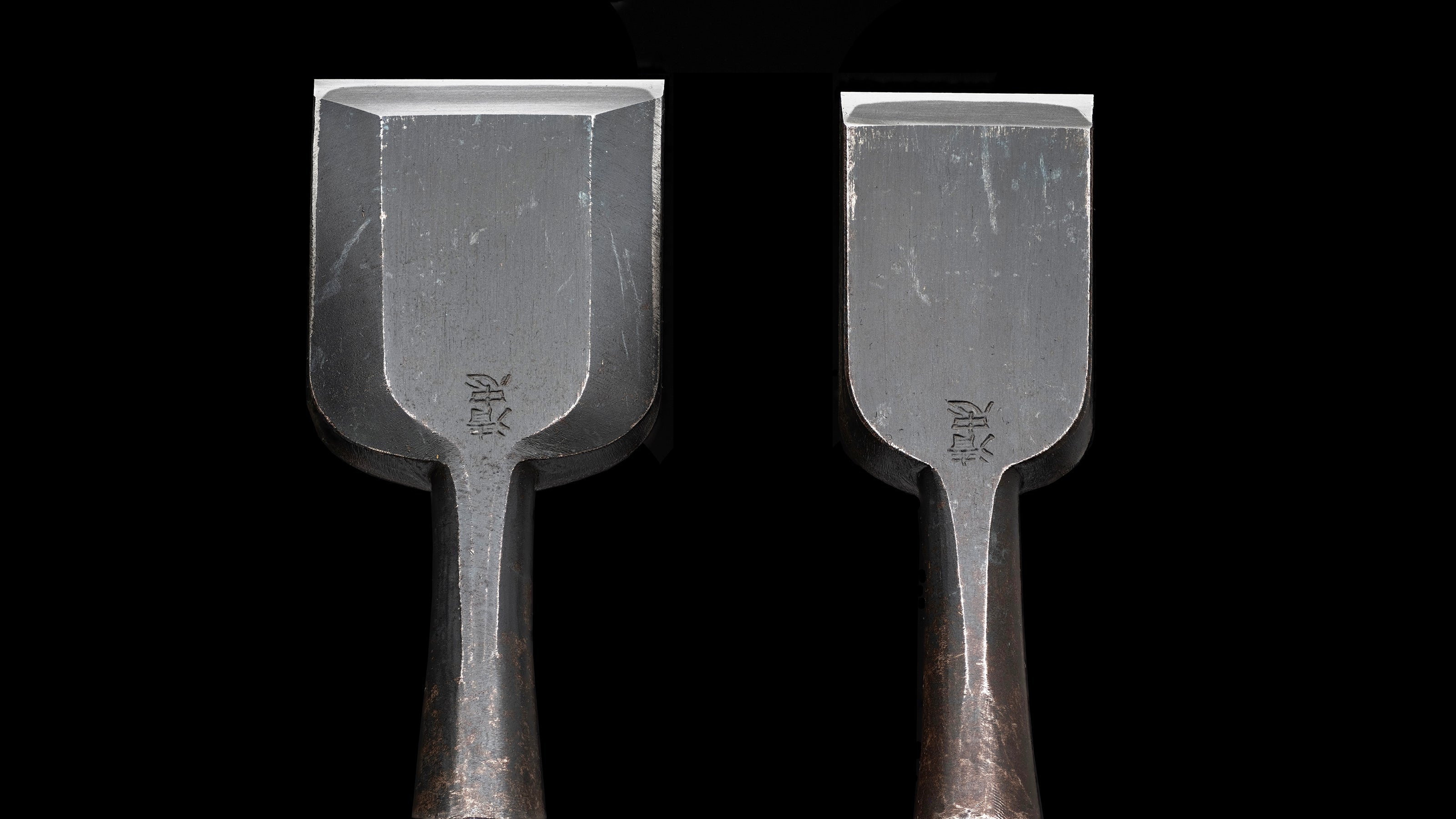 Oire-Nomi Japanese Hand Made Bench Chisel Set By Second Generation Kiyotada - Classical Type