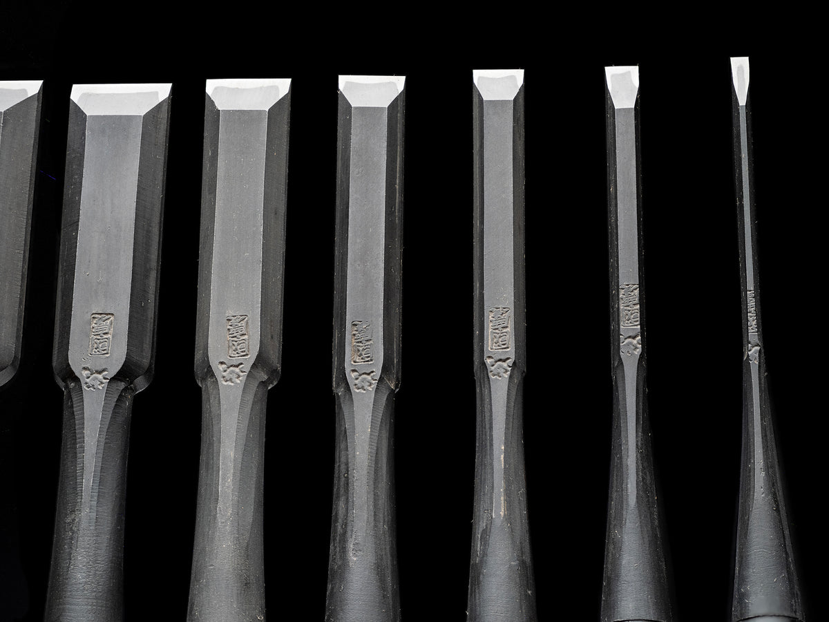 Oire-Nomi Japanese Hand Made Bench Chisel Set By Kunikei