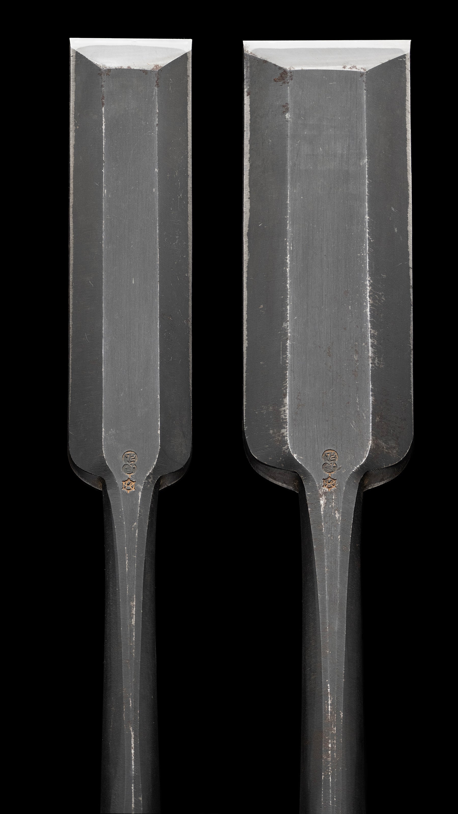 Tsuki-Nomi Japanese Custom Made Slick Chisel Set By Osahiro - 36&48mm
