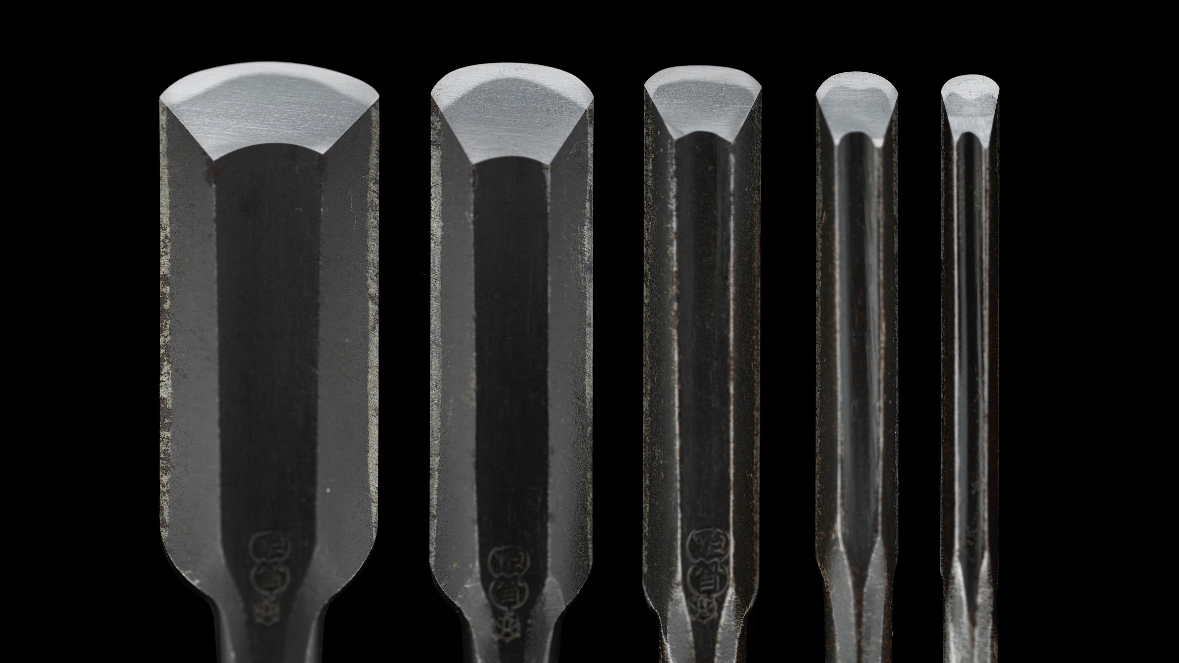 Sotomaru nomi Japanese Incannel Gouge Chisel Set By Osahiro