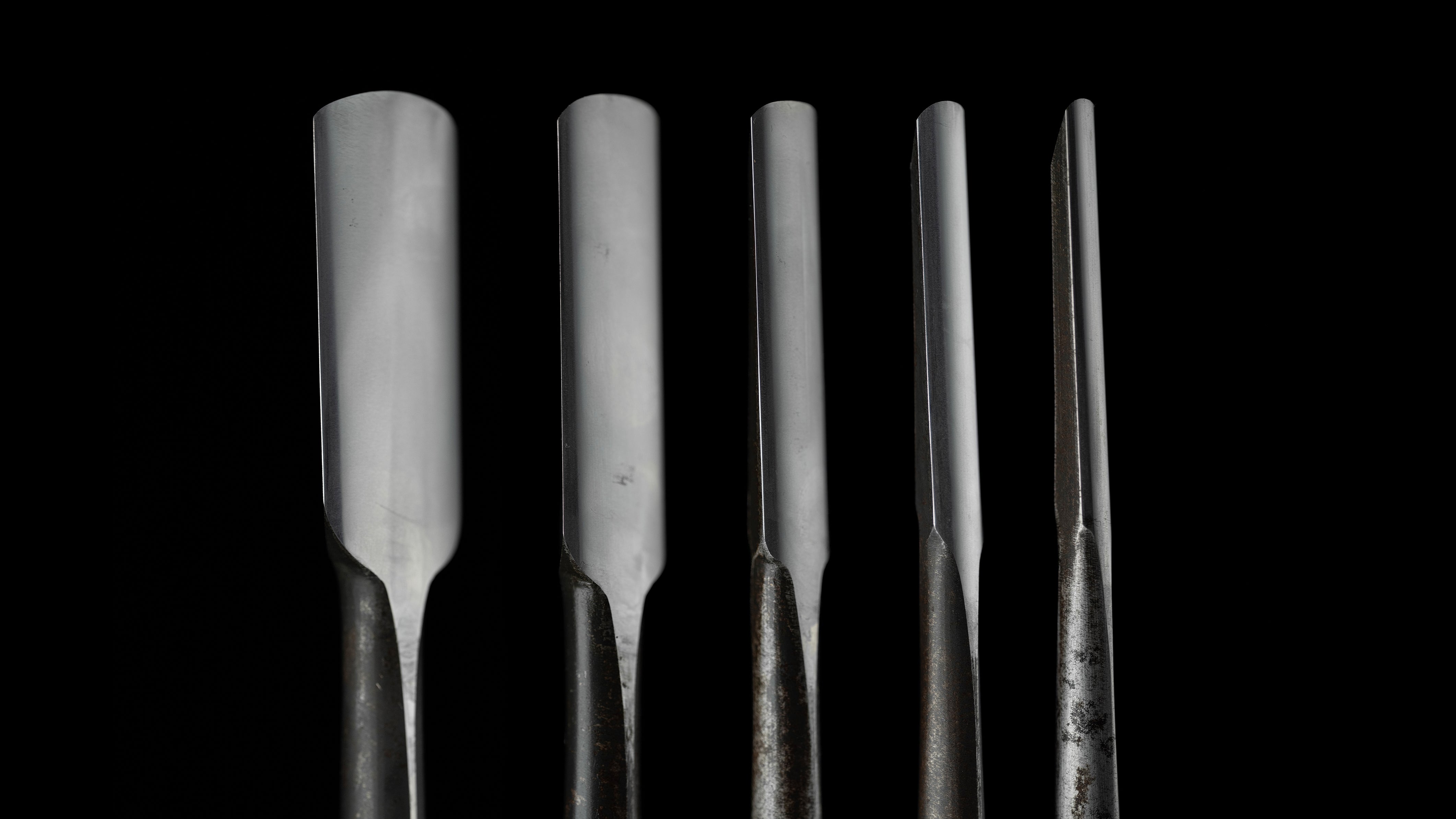 Sotomaru nomi Japanese Incannel Gouge Chisel Set By Osahiro