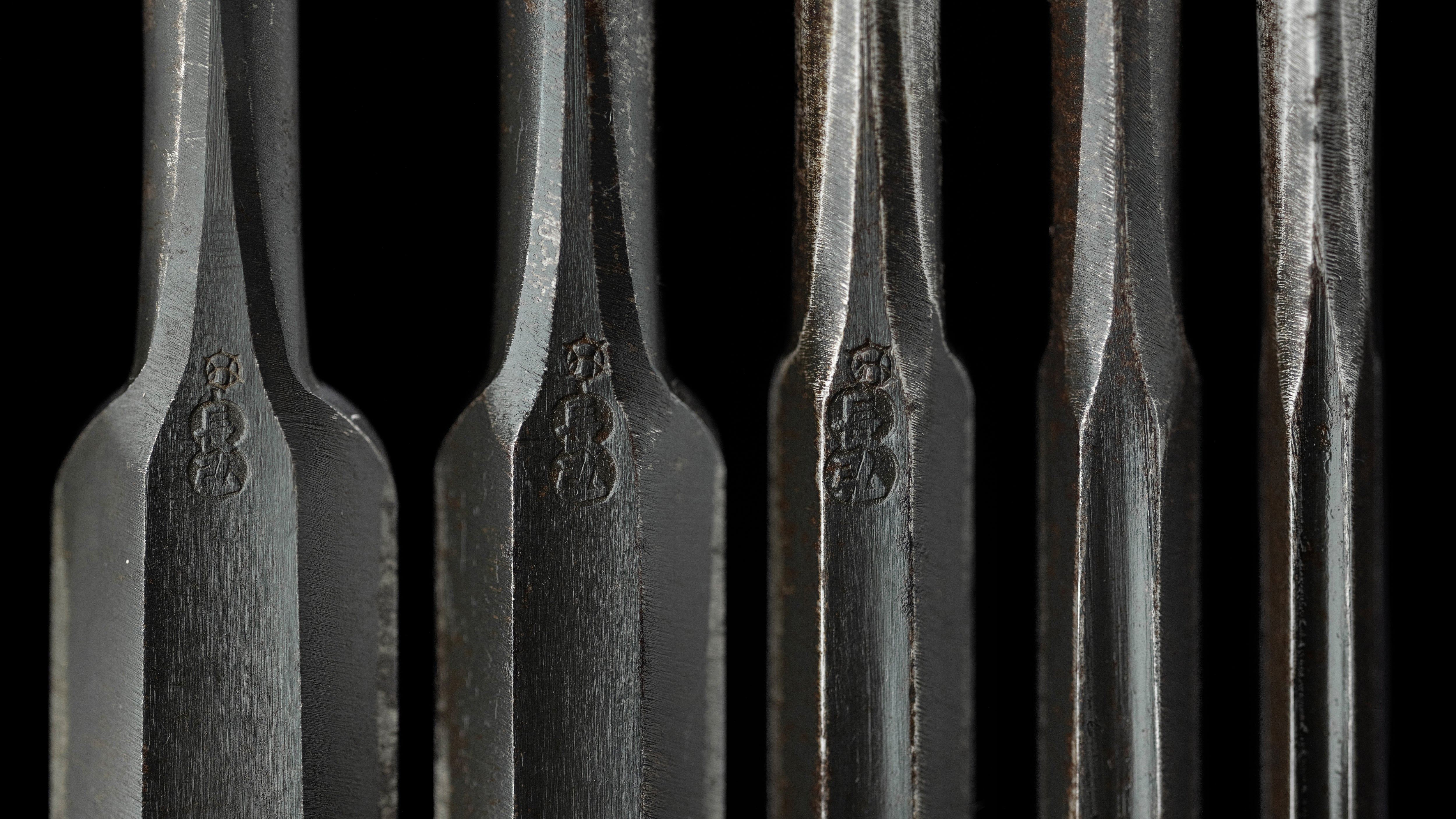 Sotomaru nomi Japanese Incannel Gouge Chisel Set By Osahiro