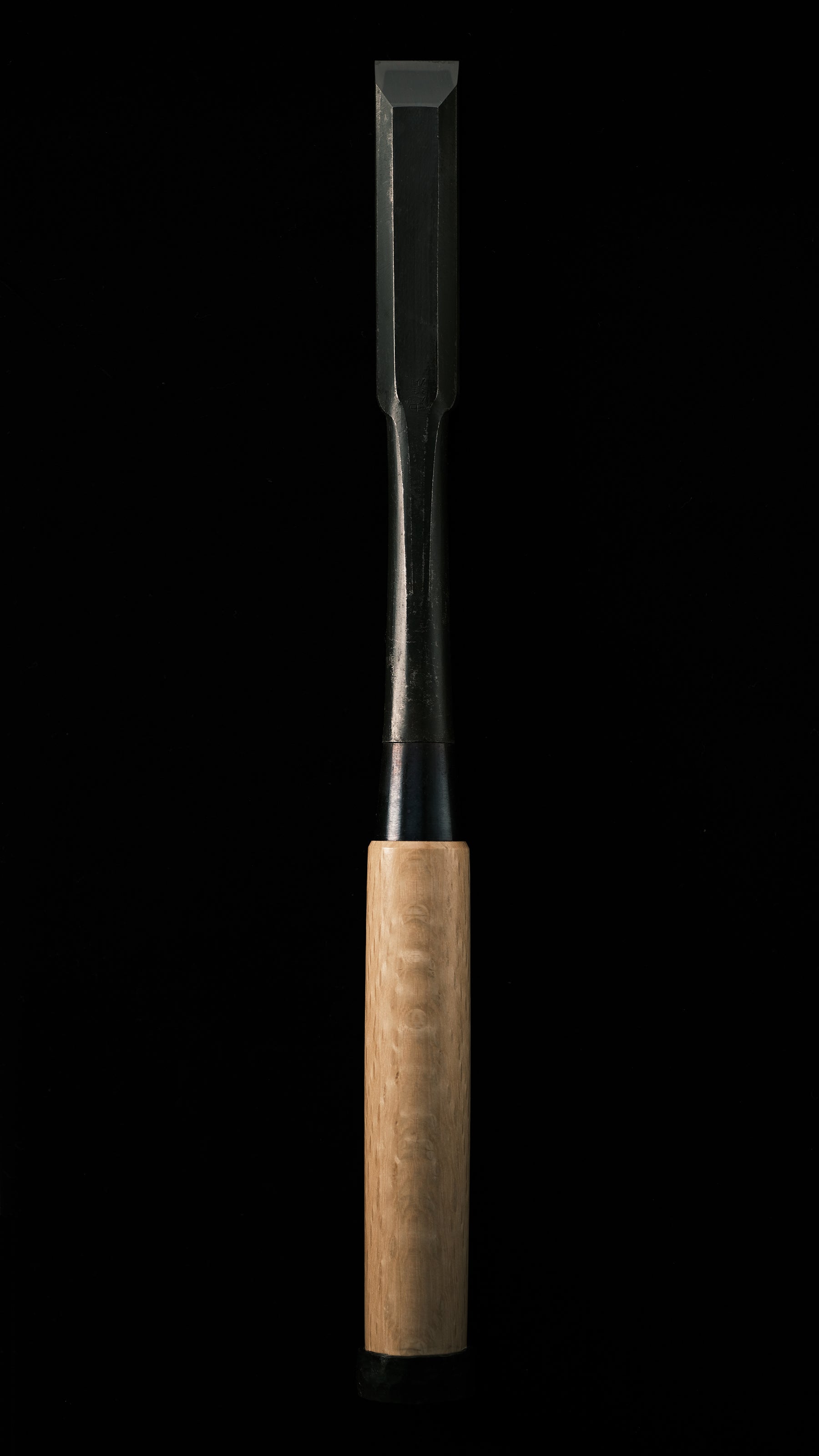 Kubinaga-Tataki-Nomi Japanese Hand Made Long Neck Timber Chisel By Second Generation Kiyotada - 24mm