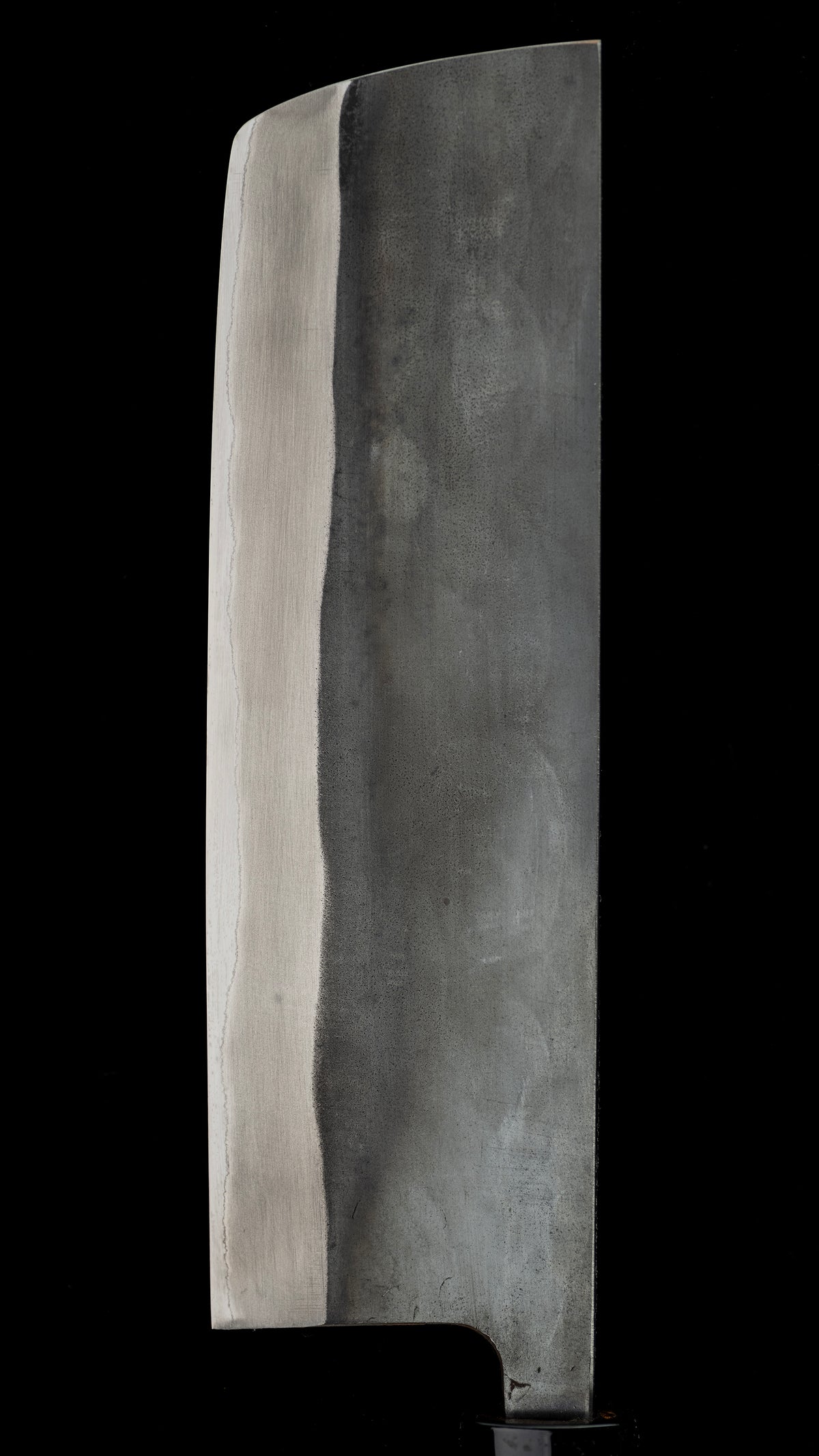 Kurouchi Nakiri Knife Japanese Vegetable Knife By Toyama Shuji - 165mm ①