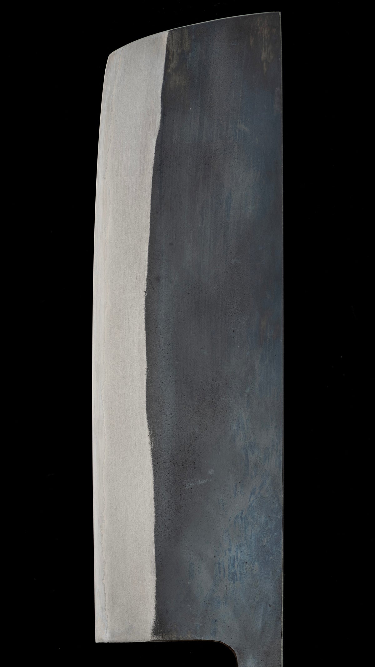Kurouchi Nakiri Knife Japanese Vegetable Knife By Toyama Shuji - 165mm ②