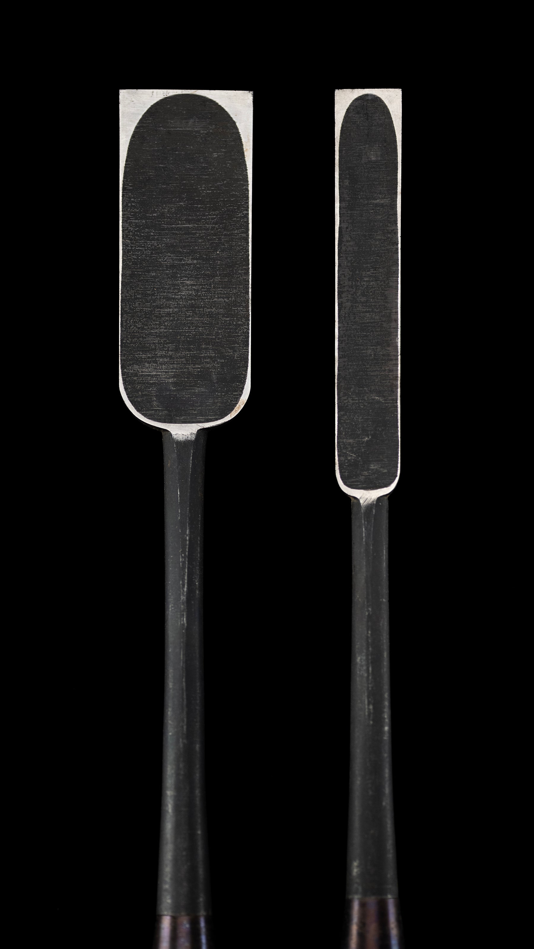 Ootsuki-Nomi Japanese Hand Made Slick Chisel Set By Fujikura Mannosuke - 24mm & 48mm ②