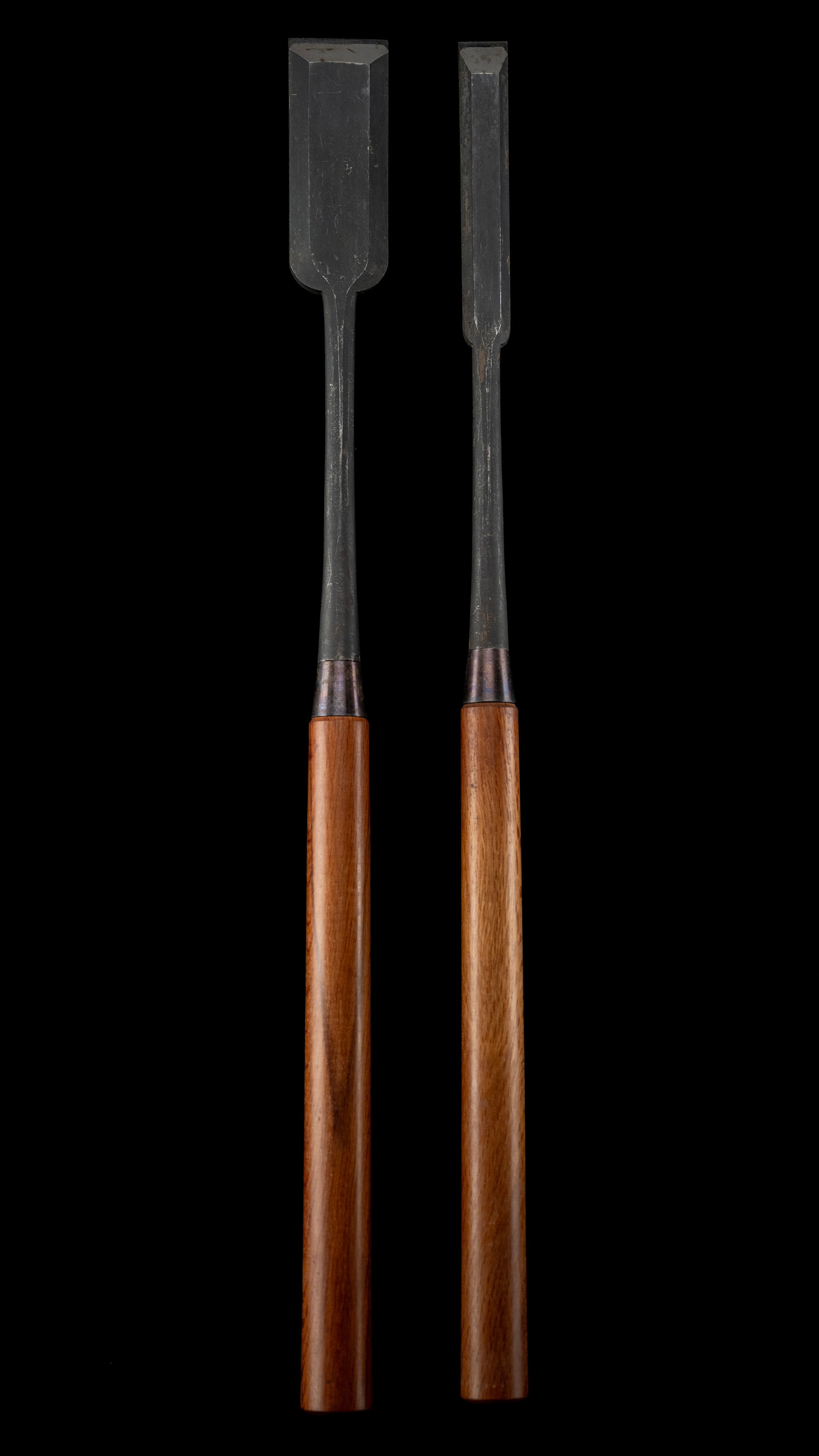 Ootsuki-Nomi Japanese Hand Made Slick Chisel Set By Fujikura Mannosuke - 24mm & 48mm ②