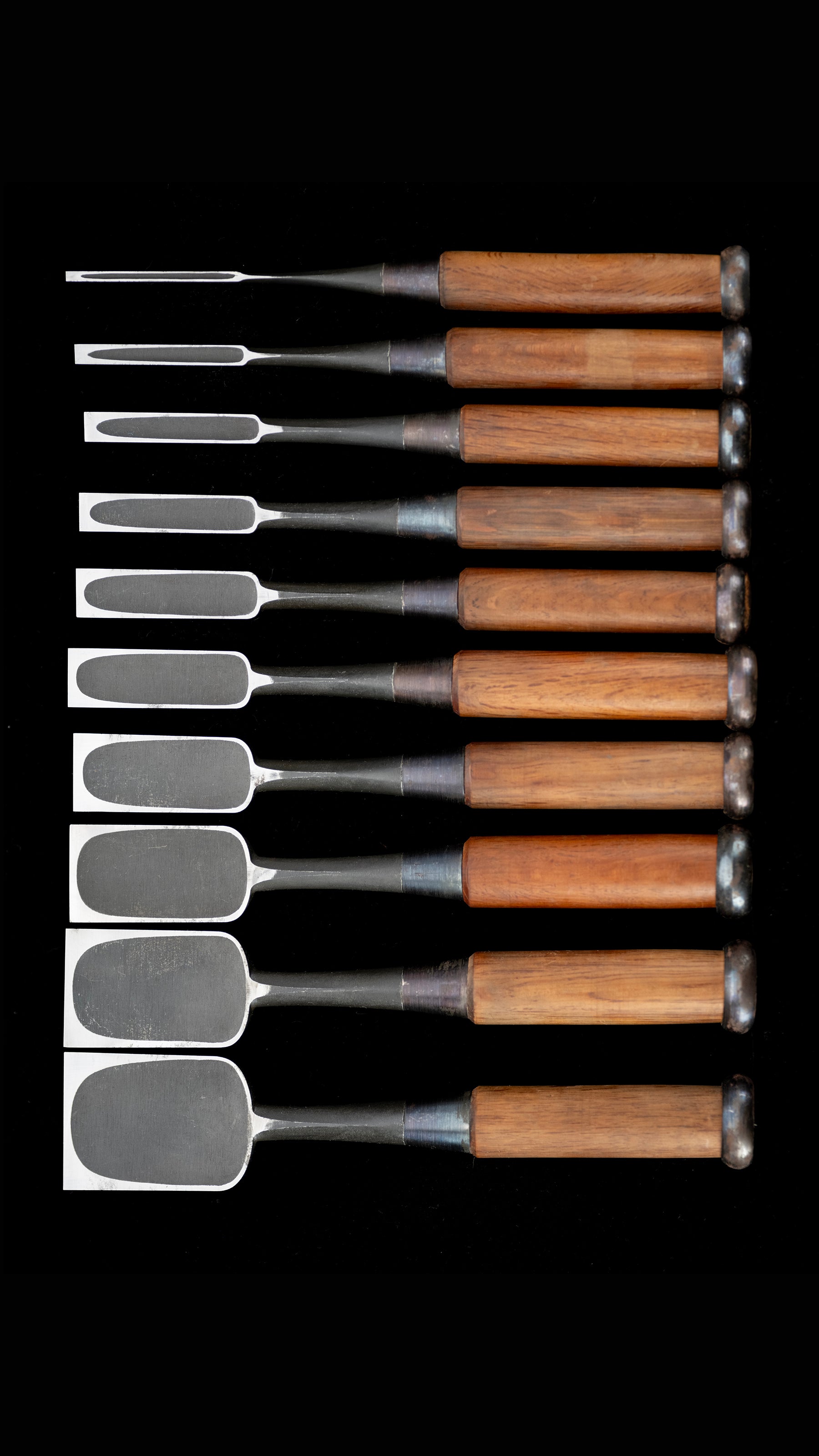 Oire-Nomi Japanese Hand Made Bench Chisel Set By Ichihiro Ⅱ