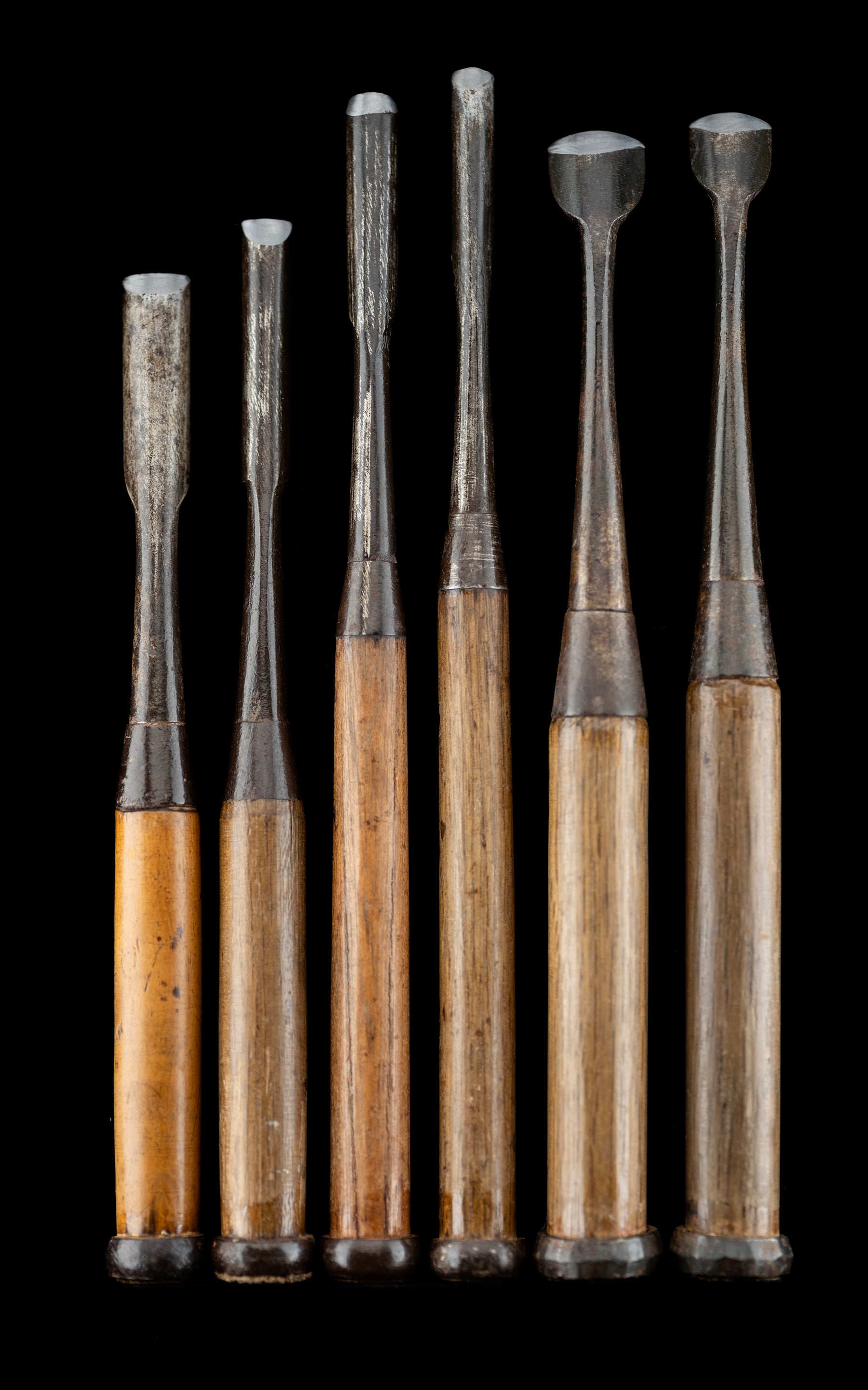 Uchimaru nomi Japanese U-Gouge/Spoon-Gouge Chisel set