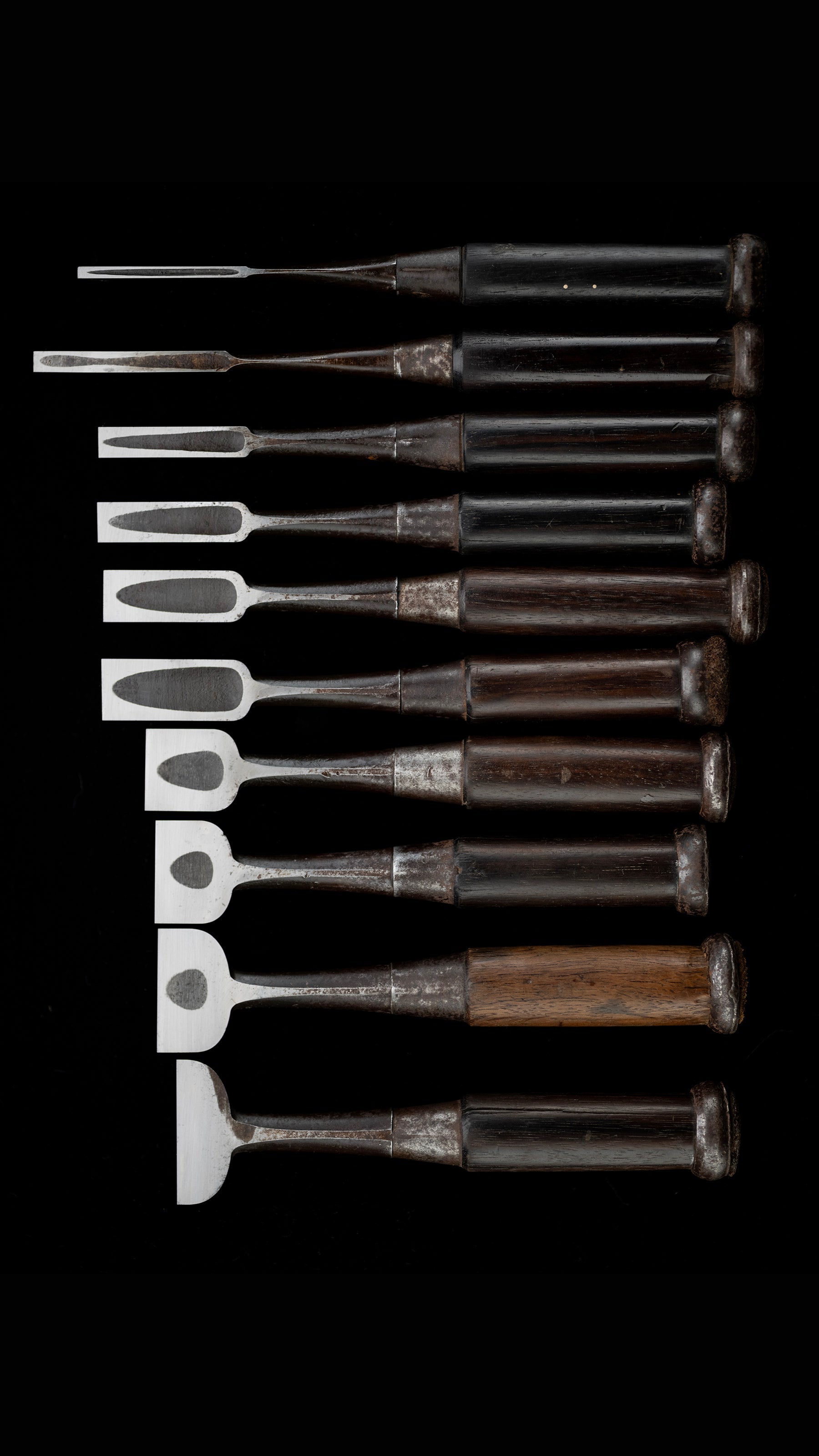 Oire-Nomi Japanese Hand Made Bench Chisel Set By Ichihiro Ⅱ ②