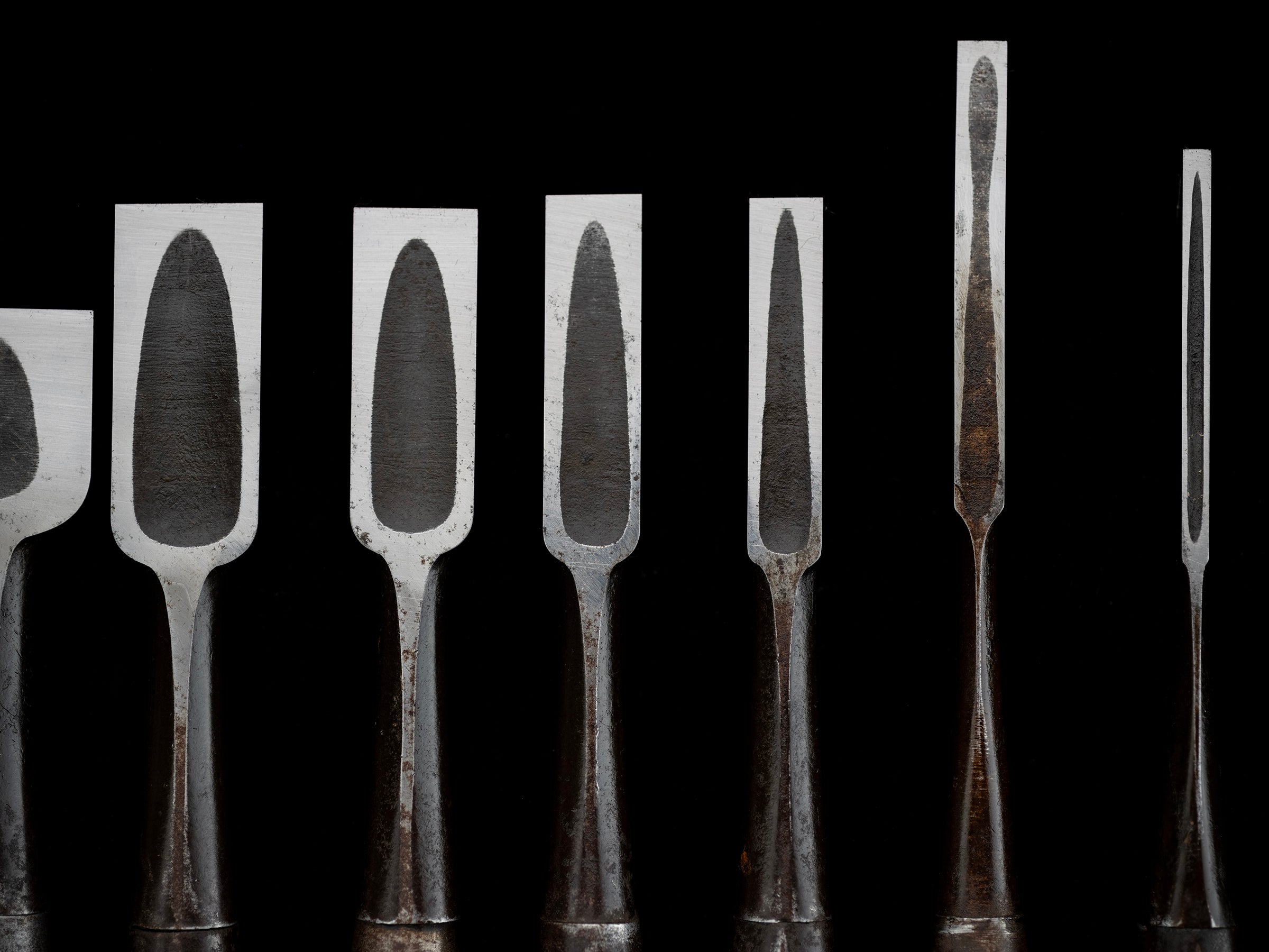 Oire-Nomi Japanese Hand Made Bench Chisel Set By Ichihiro Ⅱ ②