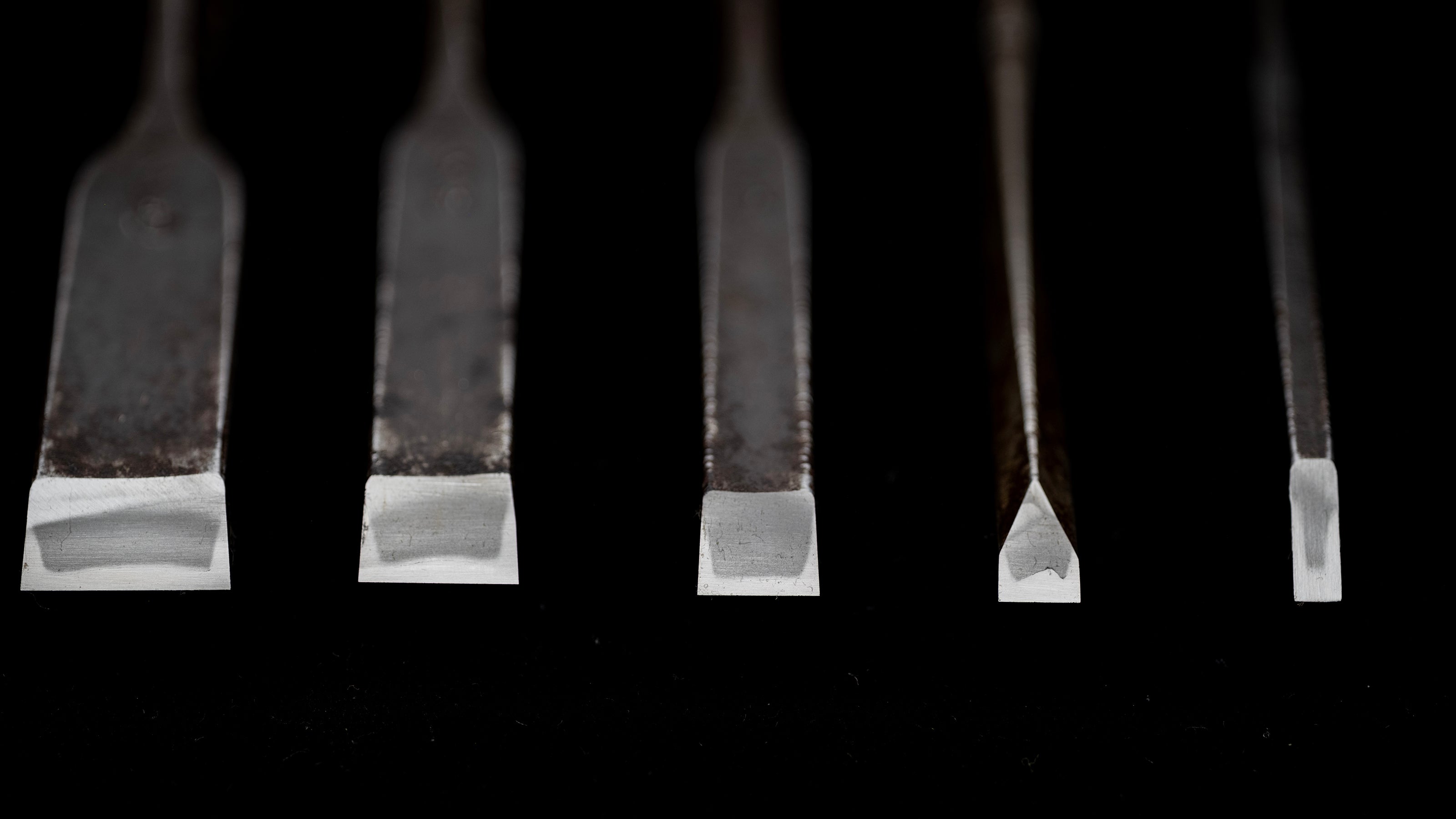 Oire-Nomi Japanese Hand Made Bench Chisel Set By Ichihiro Ⅱ ②