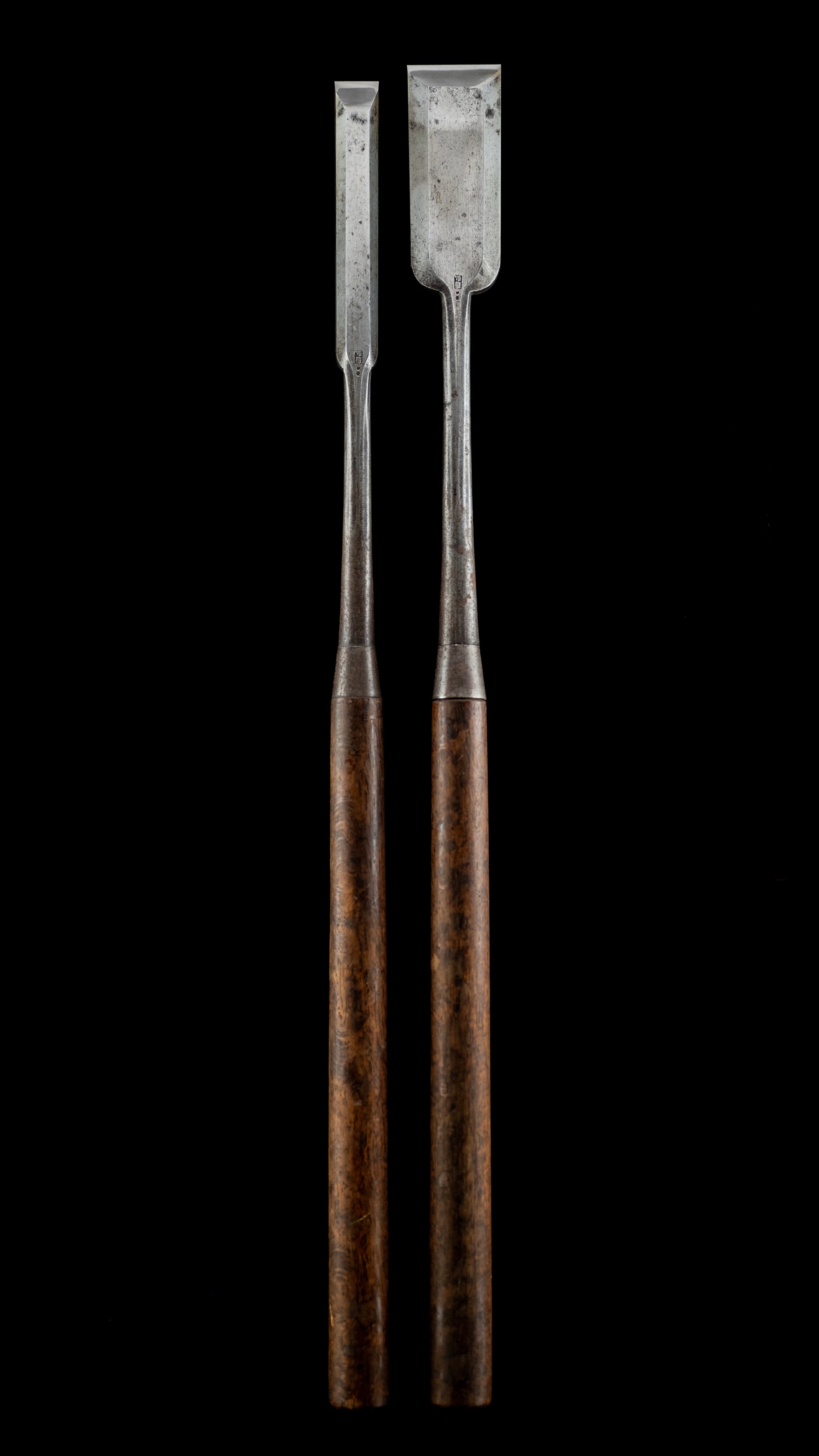 Ootsuki-Nomi Japanese Hand Made Slick Chisel Set By Fujikura Mannosuke - 24mm & 48mm ②