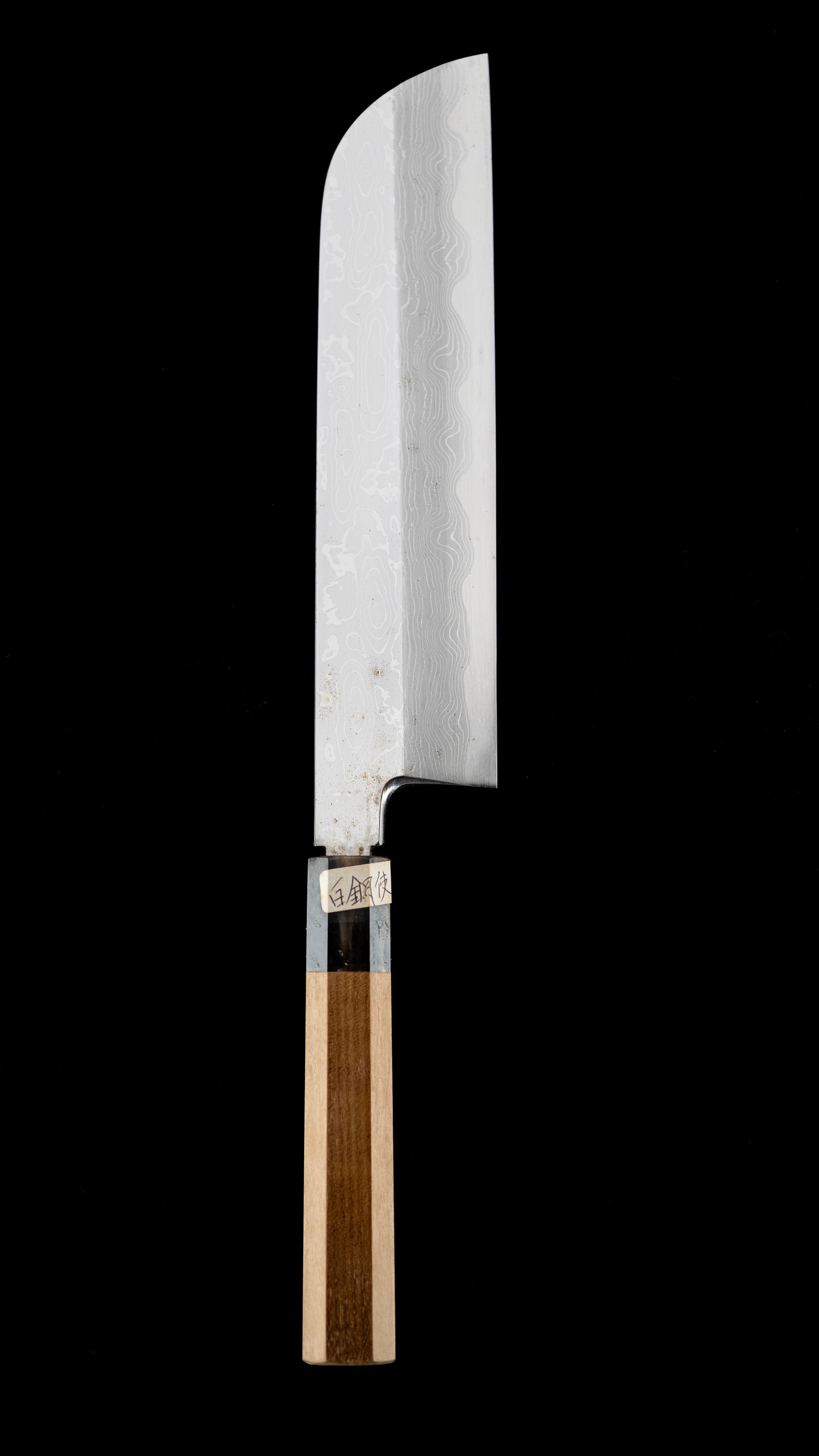 Sumunagashi Kamakata Usuba Knife Japanese Vegetable Knife By Shiraki Kenichi - 210mm