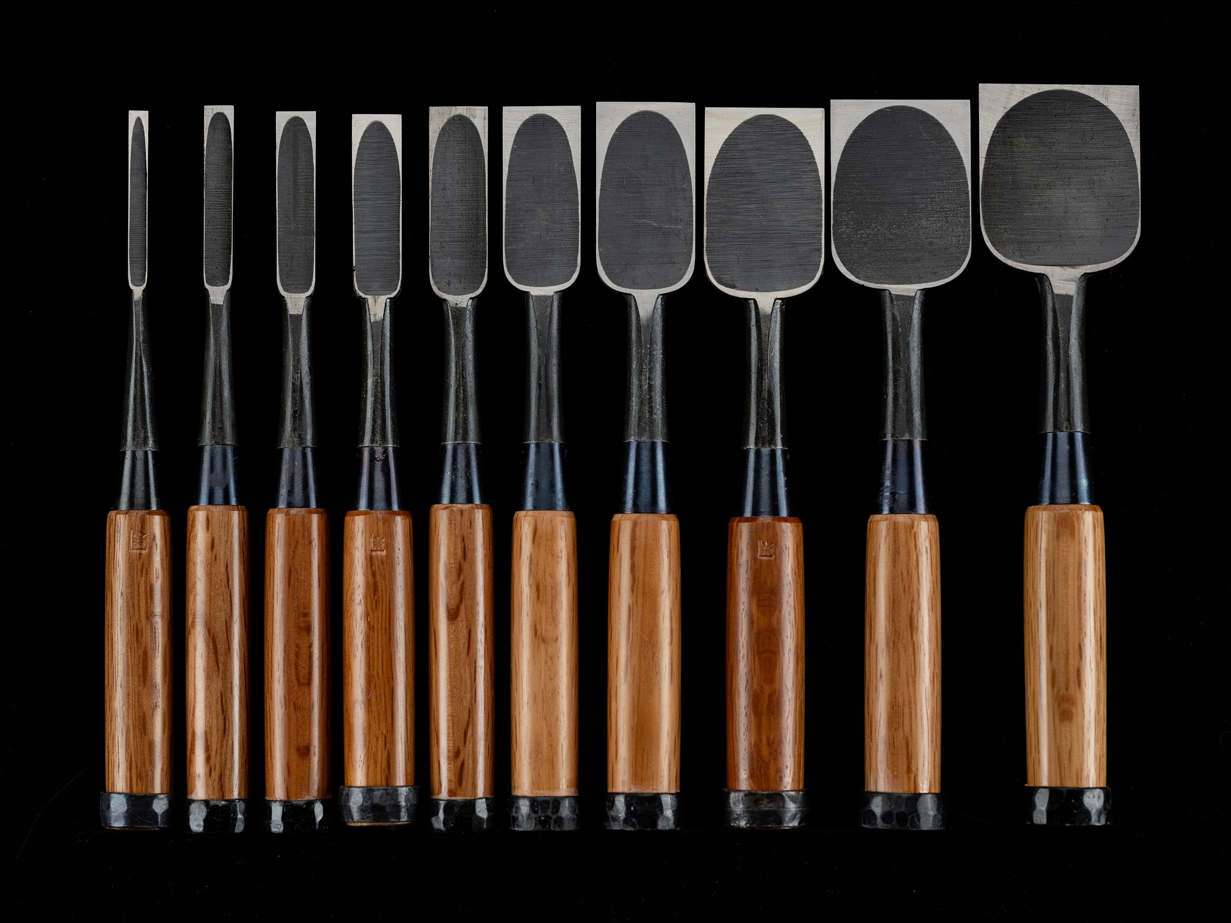 Oire-Nomi Japanese Hand Made Bench Chisel Set By Funahiro