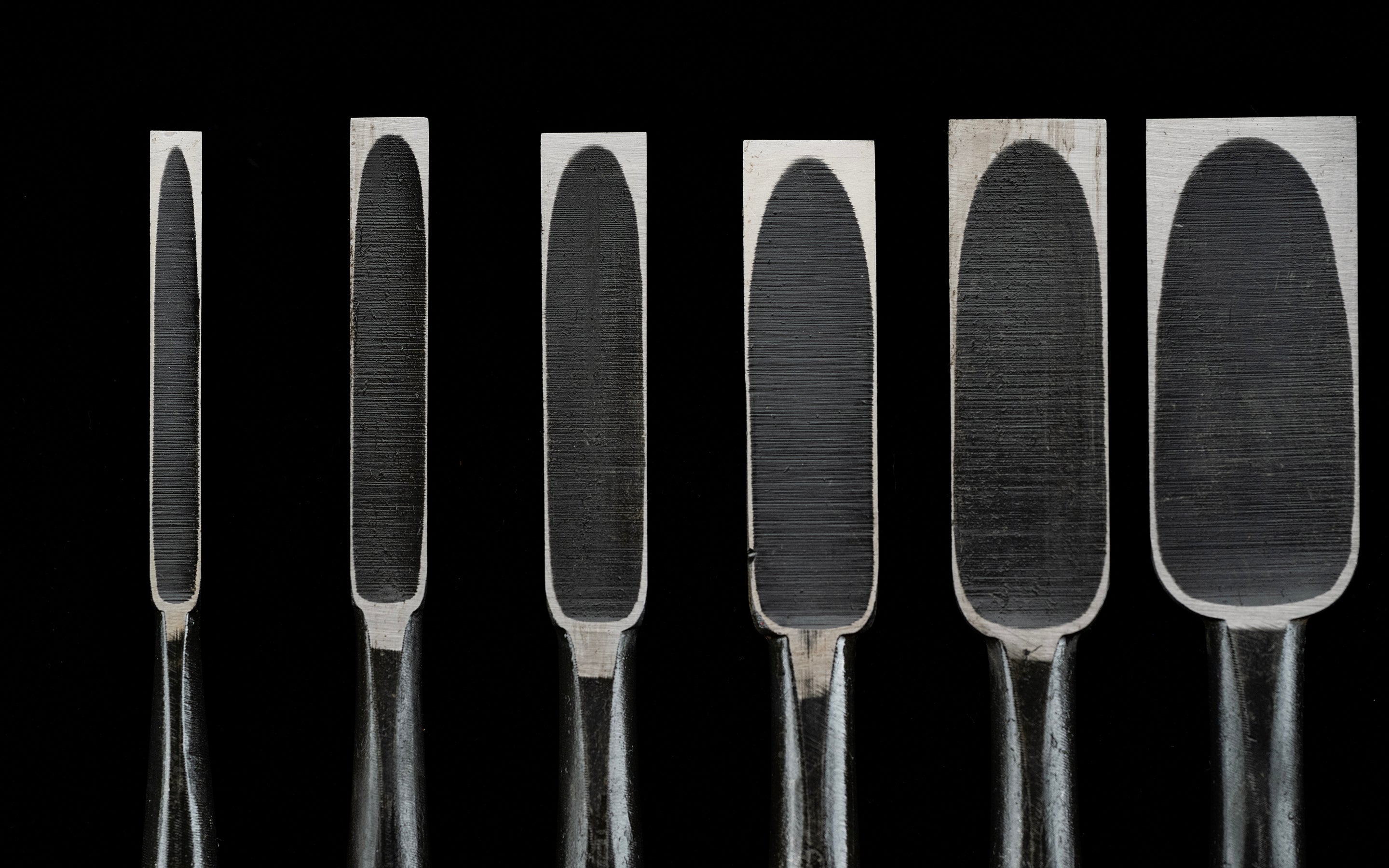 Oire-Nomi Japanese Hand Made Bench Chisel Set By Funahiro