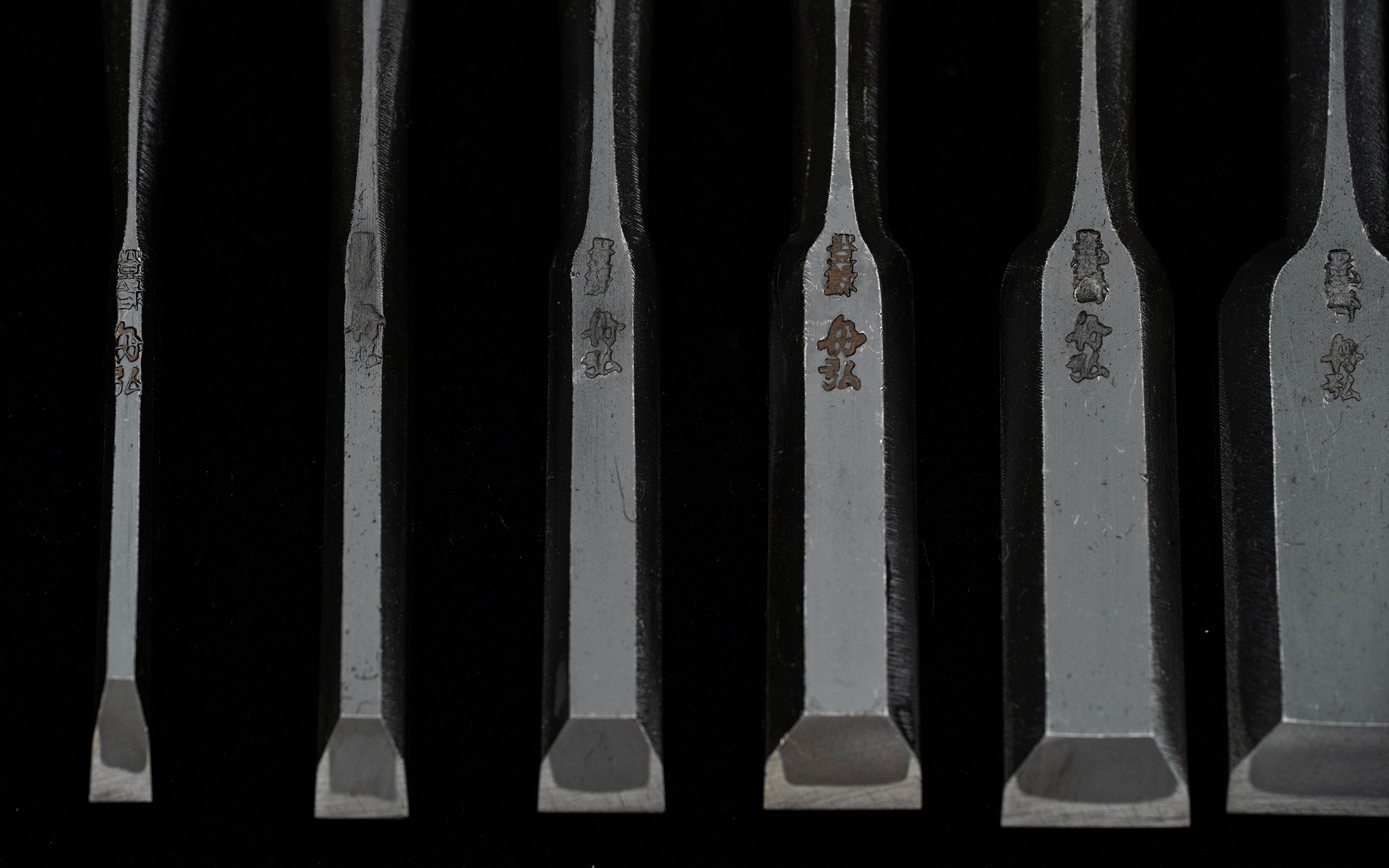 Oire-Nomi Japanese Hand Made Bench Chisel Set By Funahiro