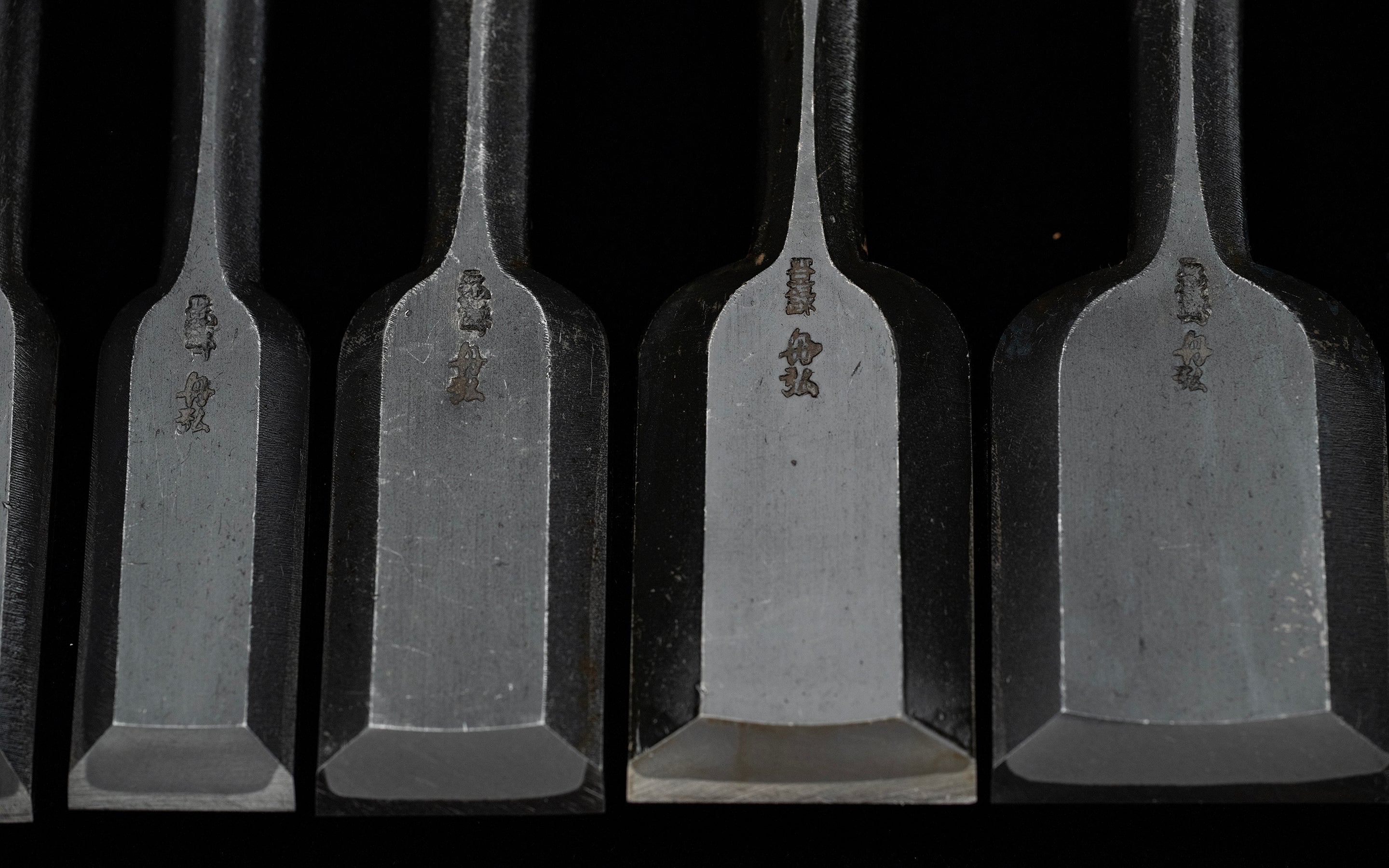 Oire-Nomi Japanese Hand Made Bench Chisel Set By Funahiro