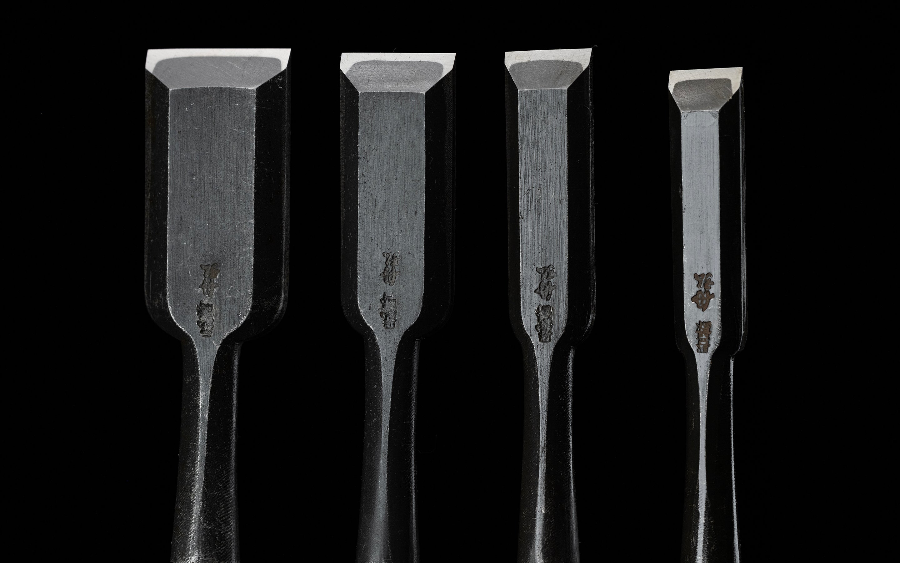 Oire-Nomi Japanese Hand Made Bench Chisel Set By Funahiro