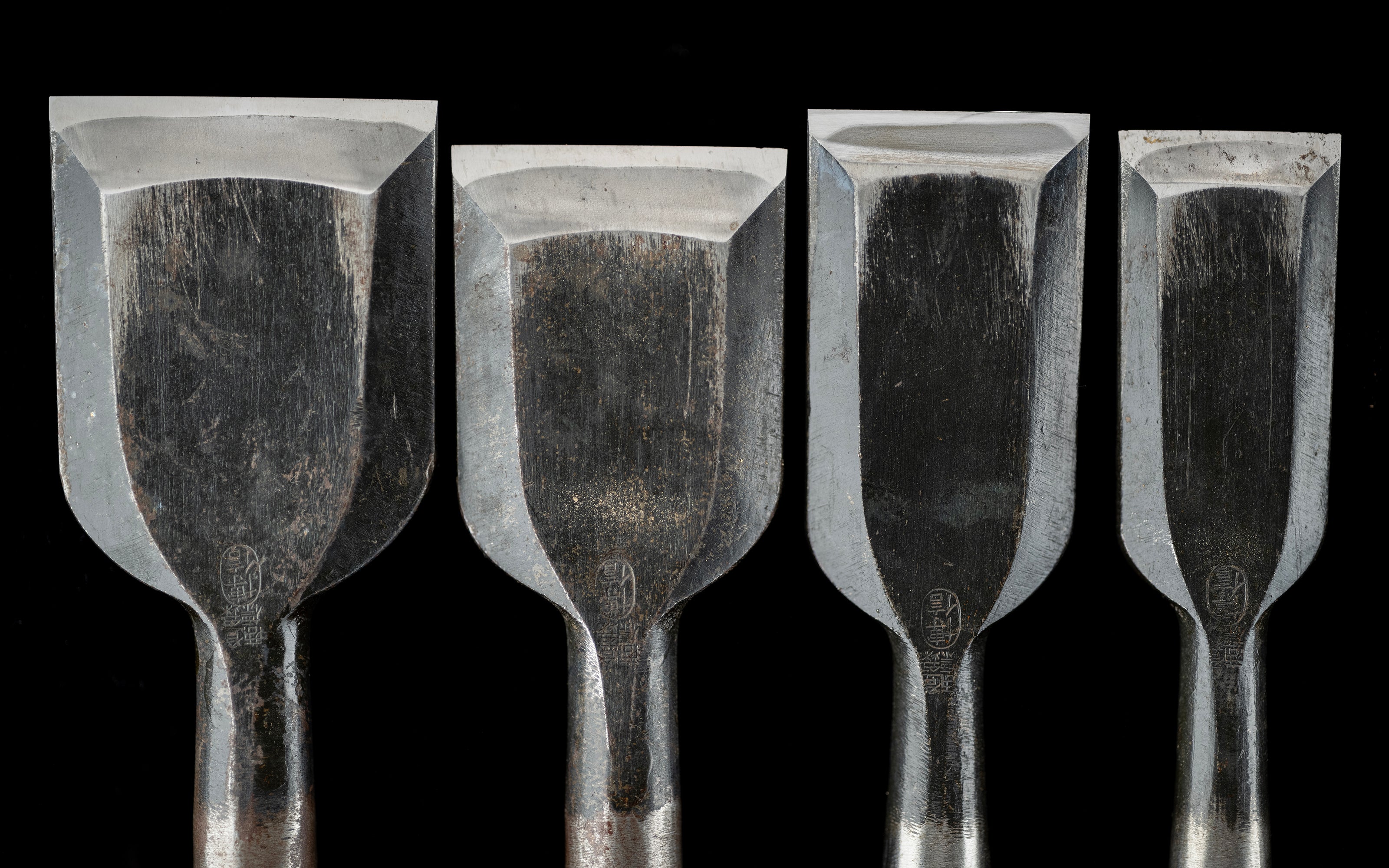 Oire-Nomi Japanese Hand Made Bench Chisel Set By Hironobu