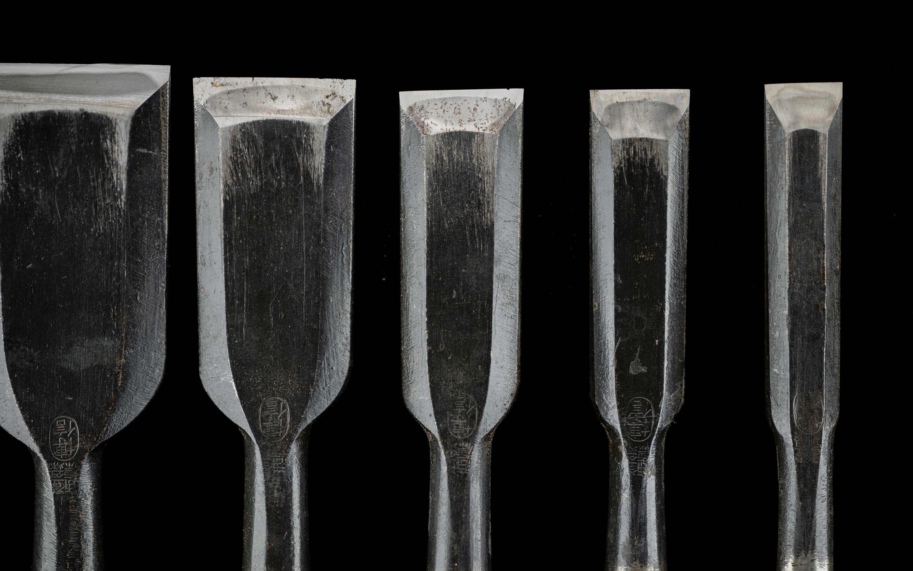Oire-Nomi Japanese Hand Made Bench Chisel Set By Hironobu