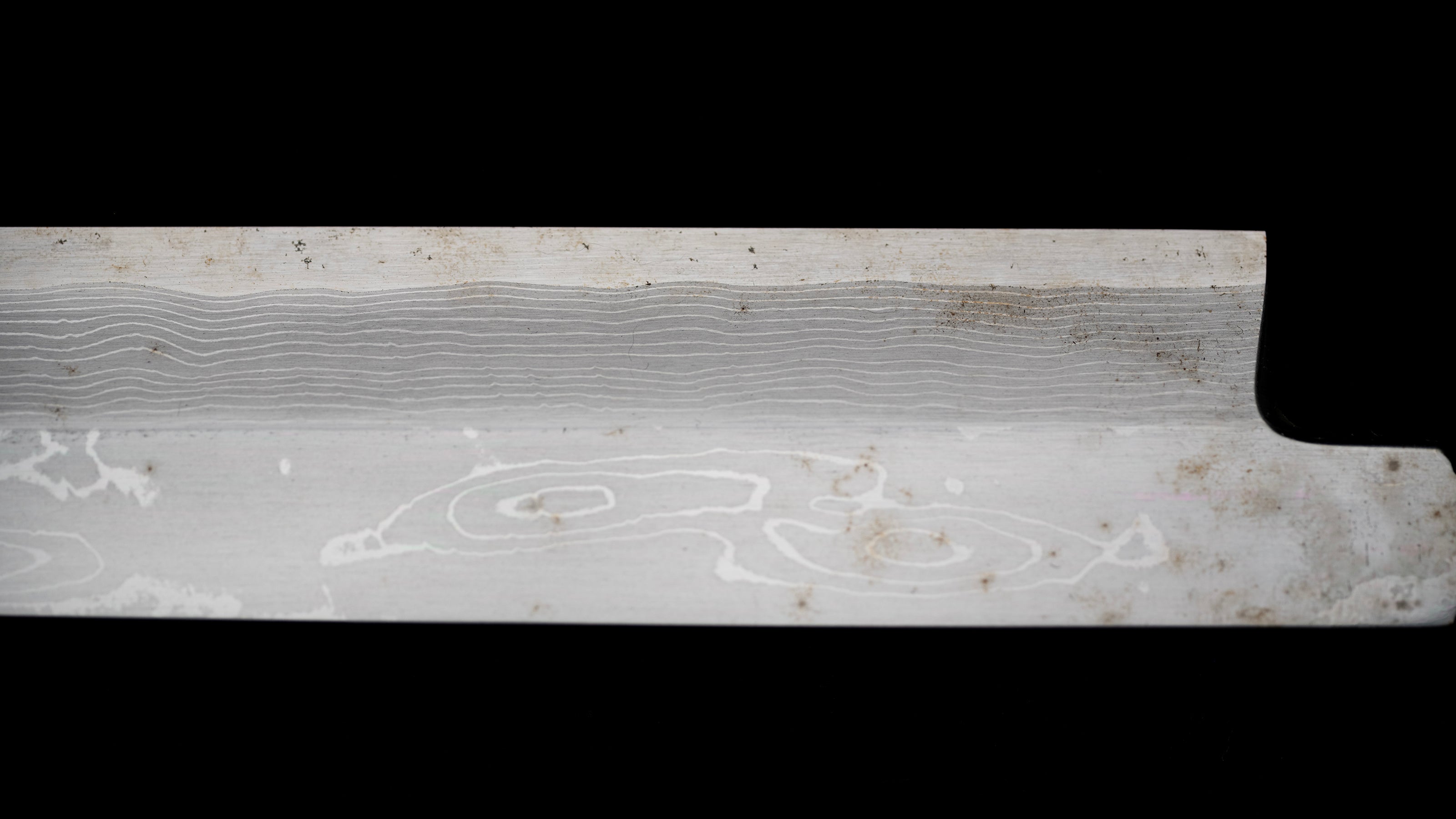Suminagashi Yanagiba Knife Japanese Sashimi Knife By Shiraki Kenichi - 330mm