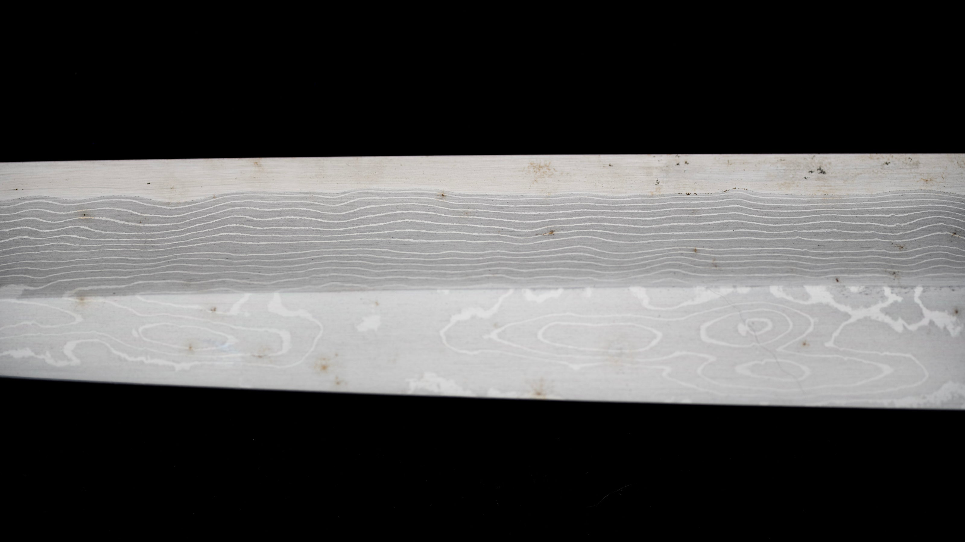 Suminagashi Yanagiba Knife Japanese Sashimi Knife By Shiraki Kenichi - 330mm