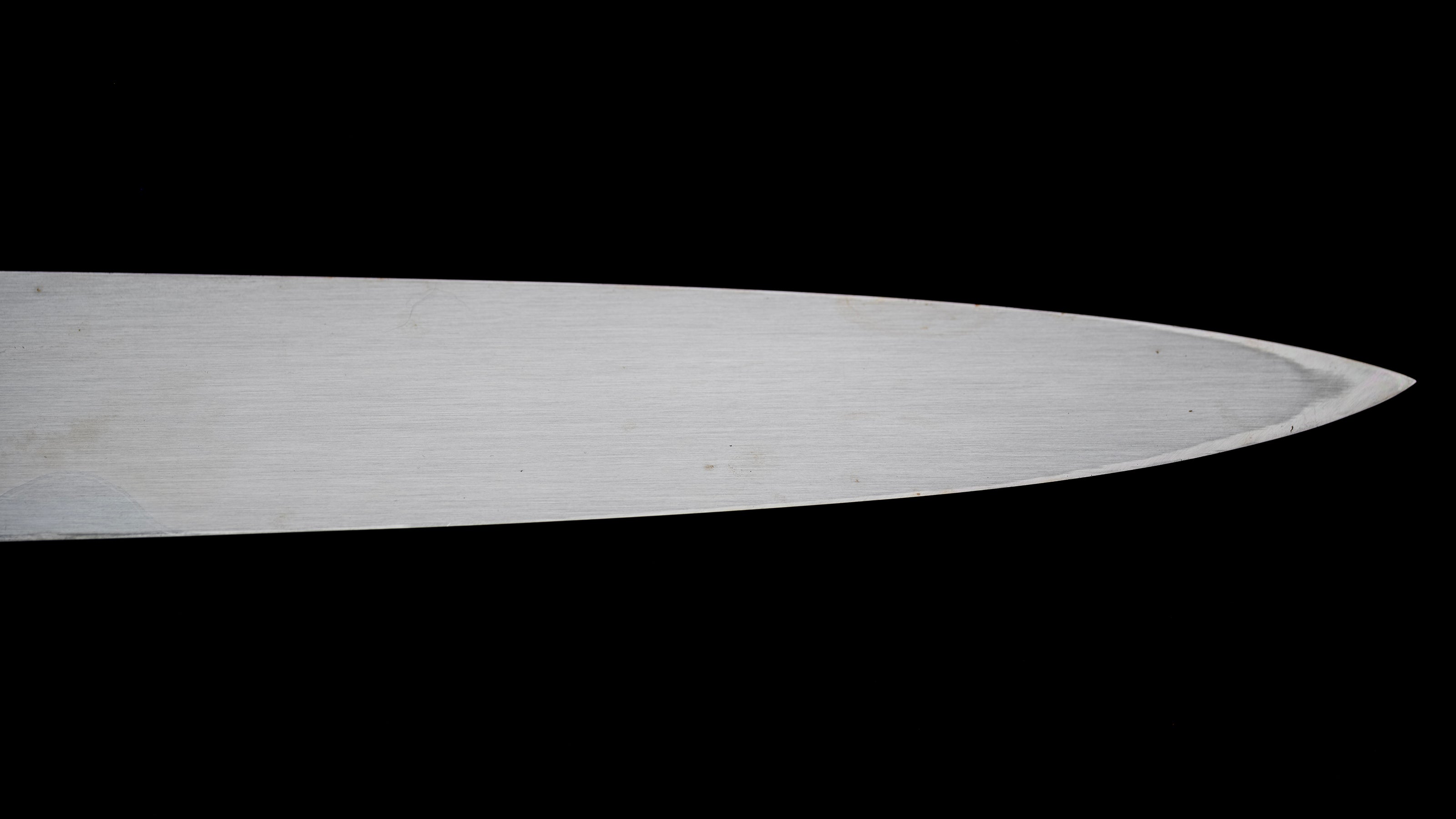 Suminagashi Yanagiba Knife Japanese Sashimi Knife By Shiraki Kenichi - 330mm