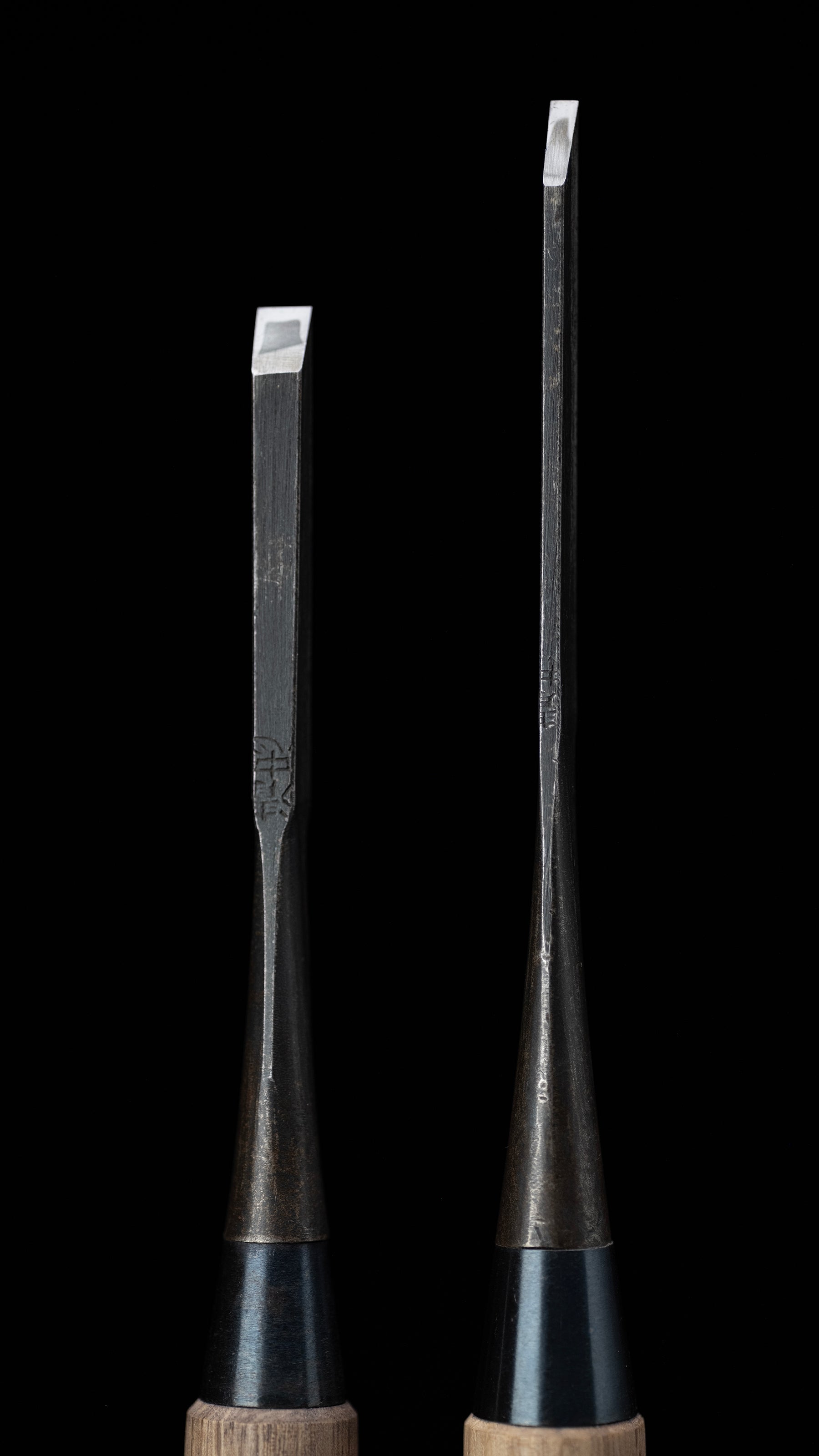 Oire-Nomi Japanese Hand Made Bench Chisel Set By Second Generation Kiyotada - Classical Type