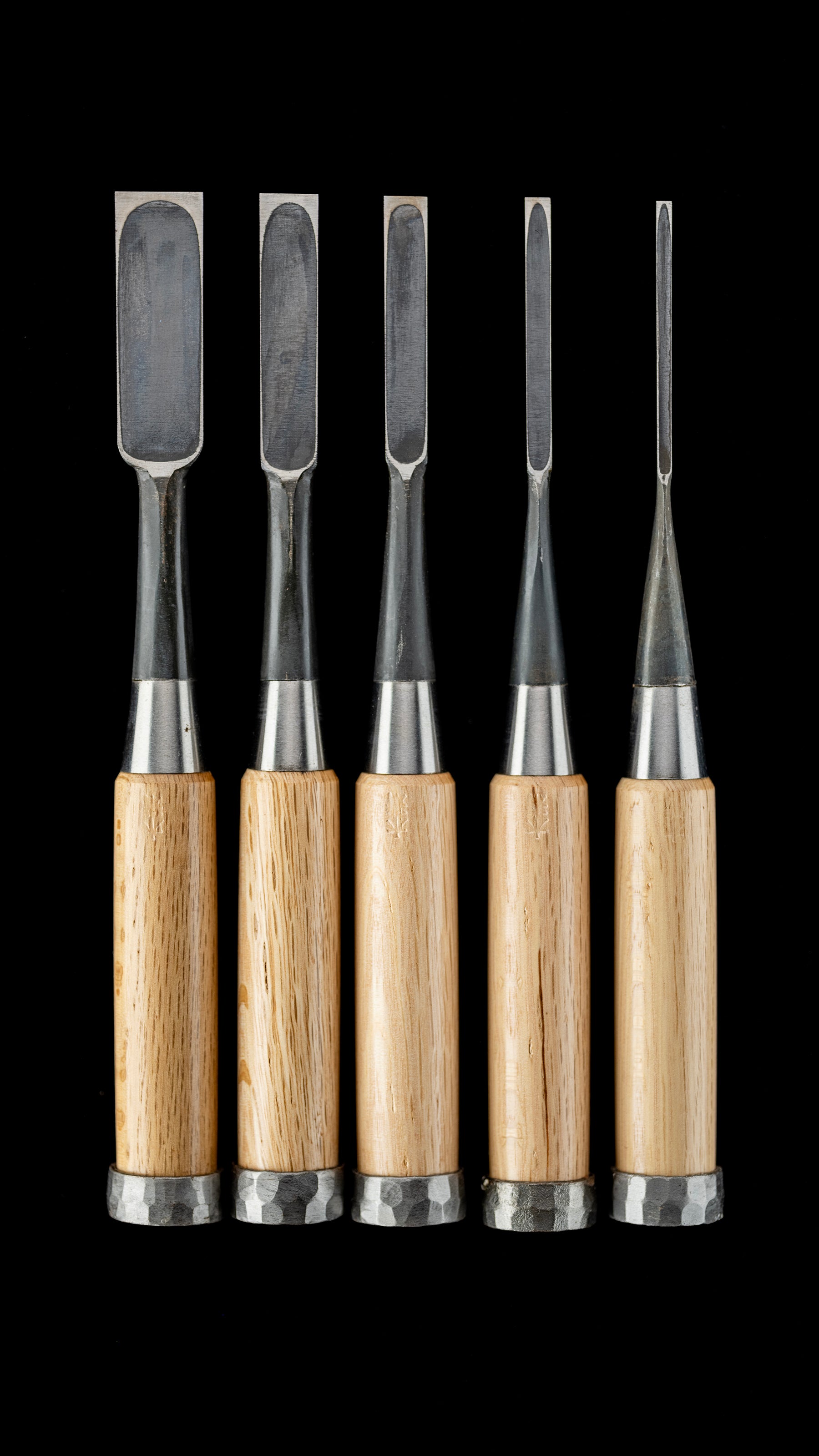 Oire-Nomi Japanese Hand Made Bench Chisel Set By Kiyohisa