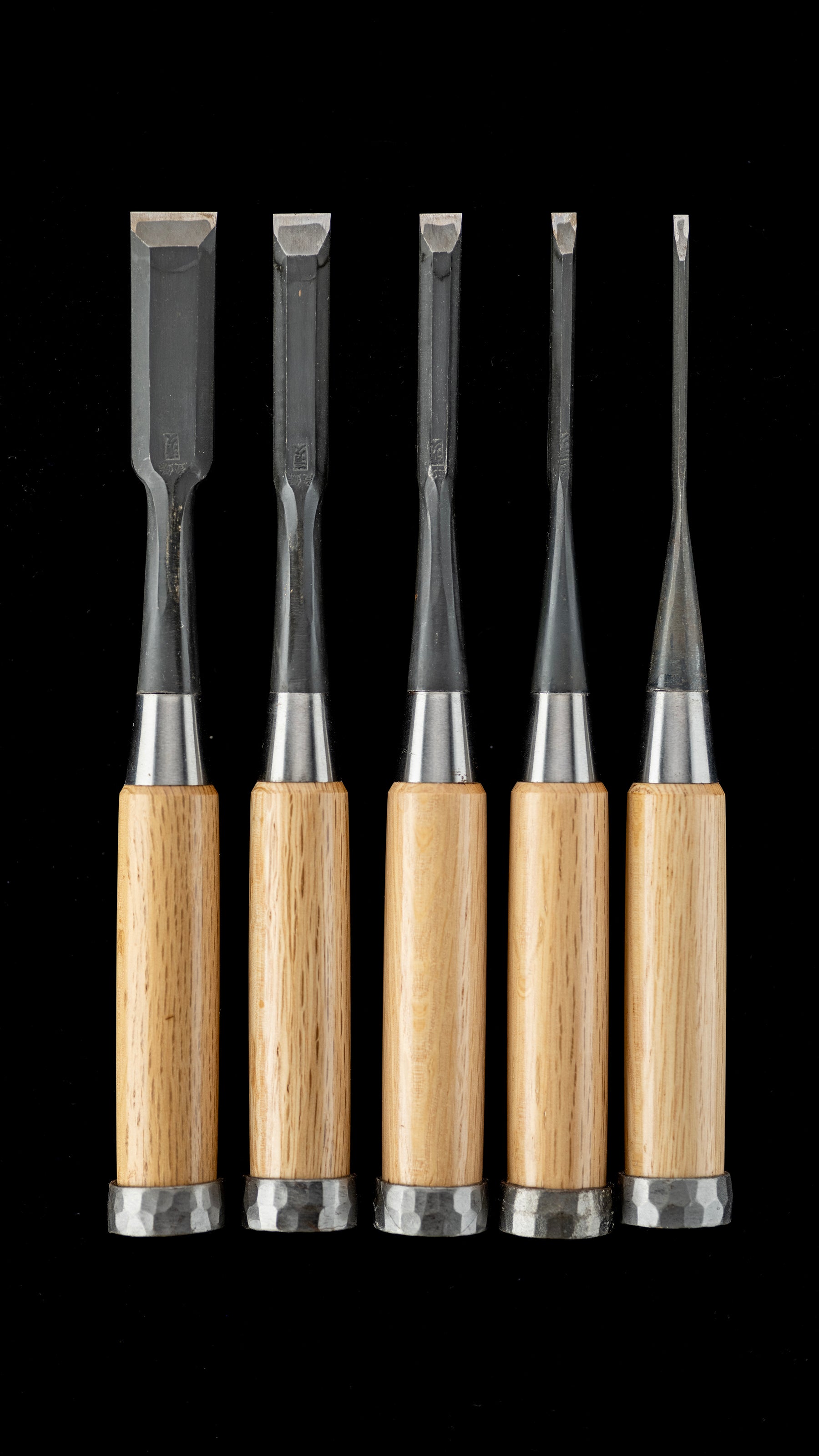 Oire-Nomi Japanese Hand Made Bench Chisel Set By Kiyohisa