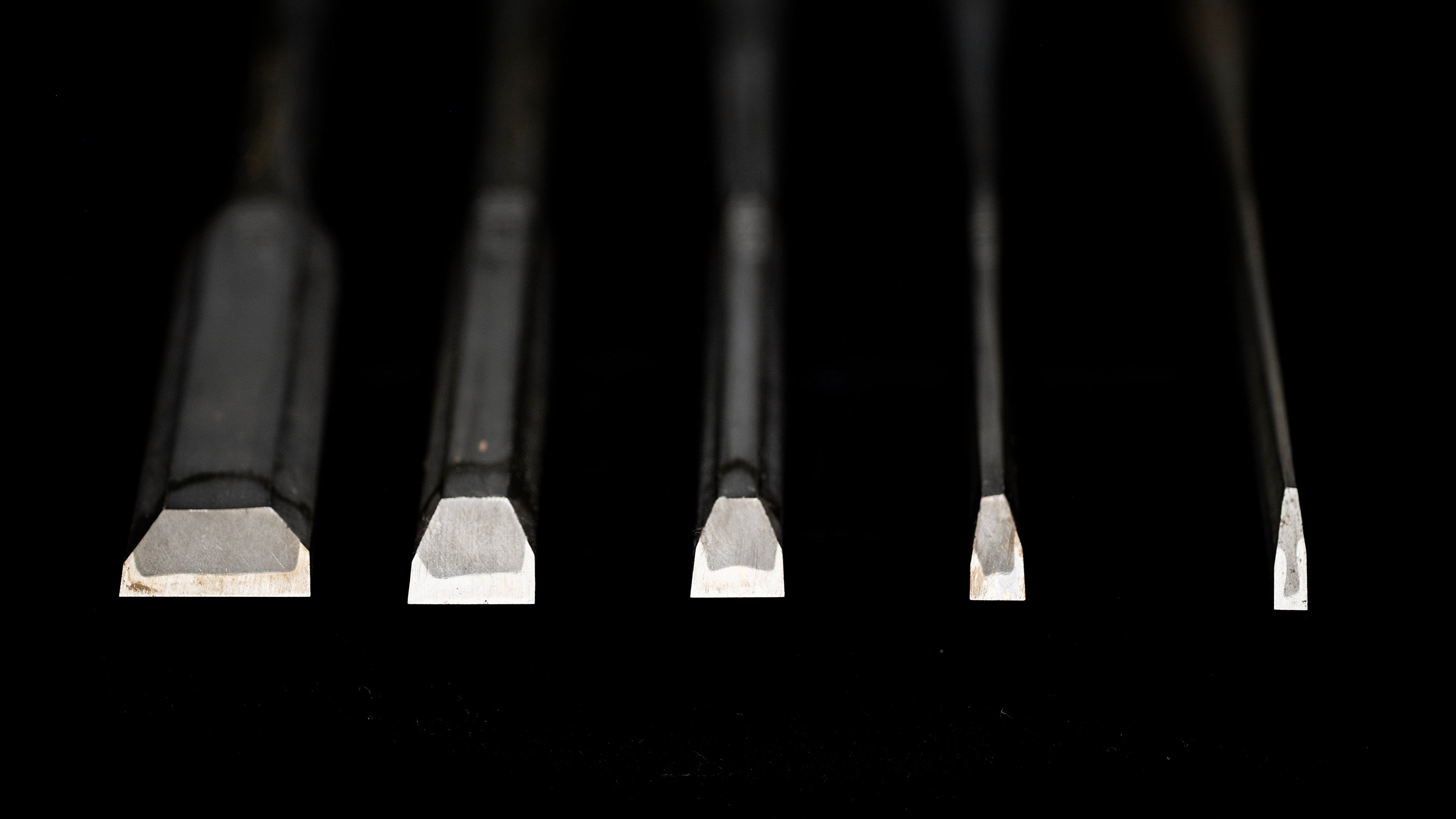 Oire-Nomi Japanese Hand Made Bench Chisel Set By Kiyohisa