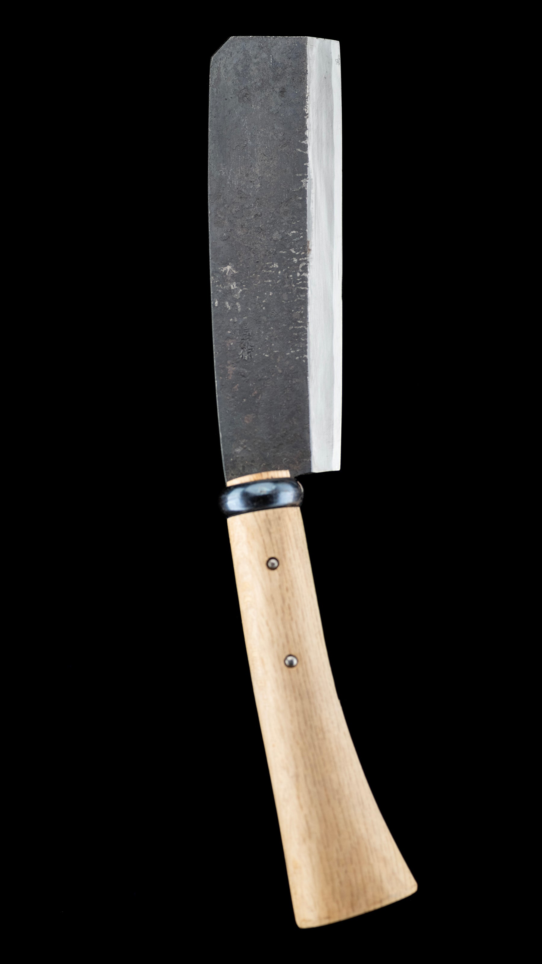 Nata Japanese Single-Bevel Hatchet Knife By Takaki Junichi For Right Hand - 165mm