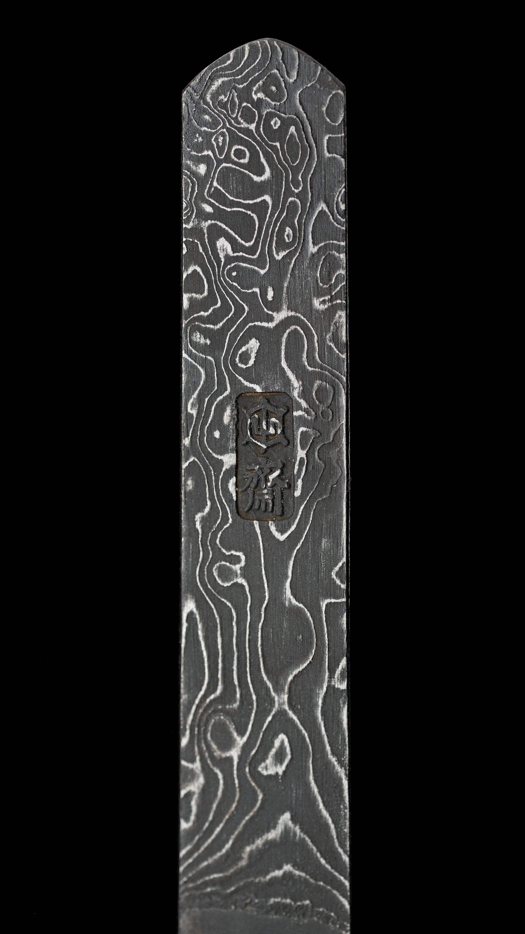 Mokume Shiragaki Japanese Marking Knife by Tasai Michio - 15mm
