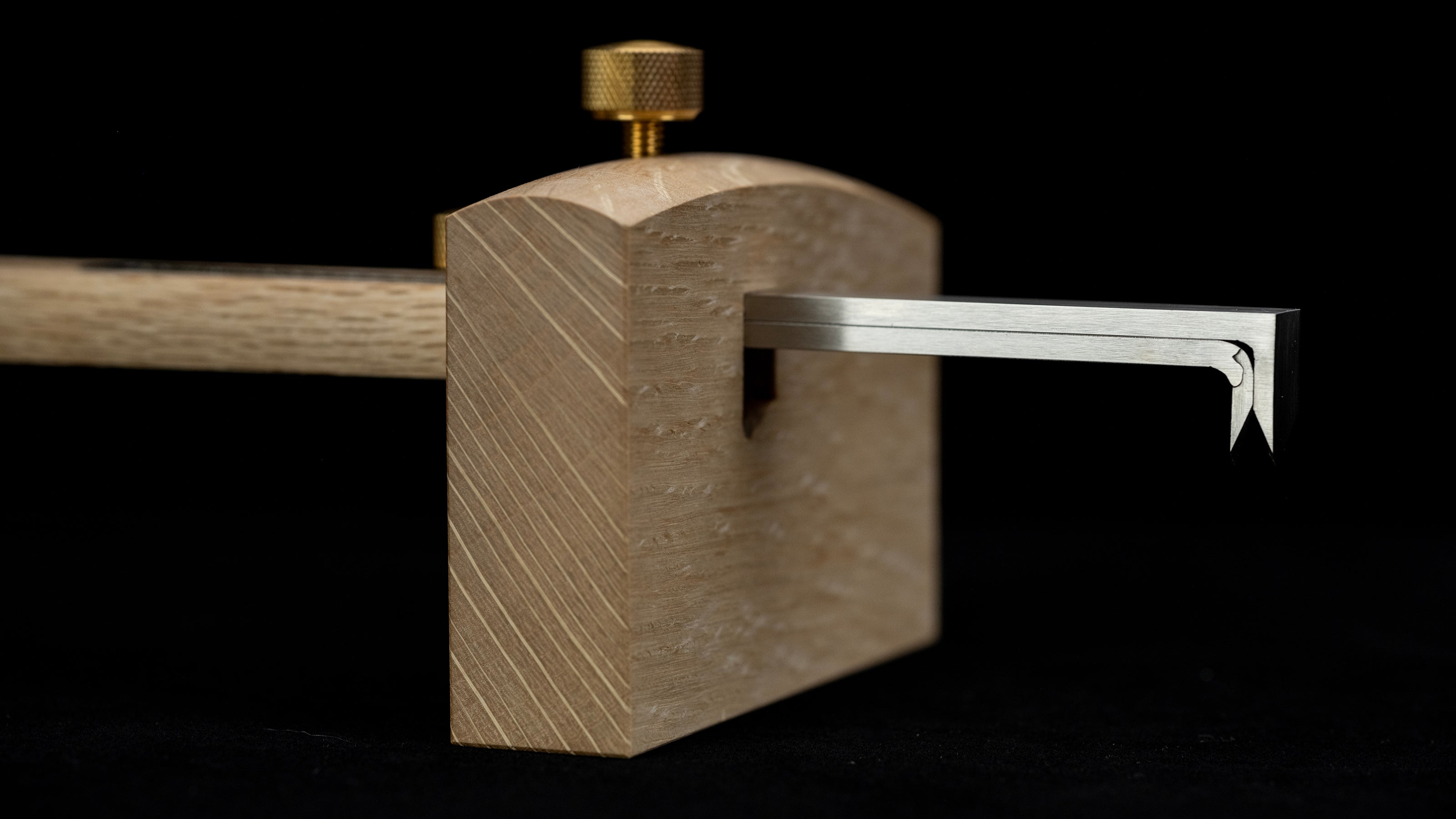 Kama Kebiki Japanese Hand made Marking Gauge with Double Locks & Taller wooden body By Matsui - 150mm