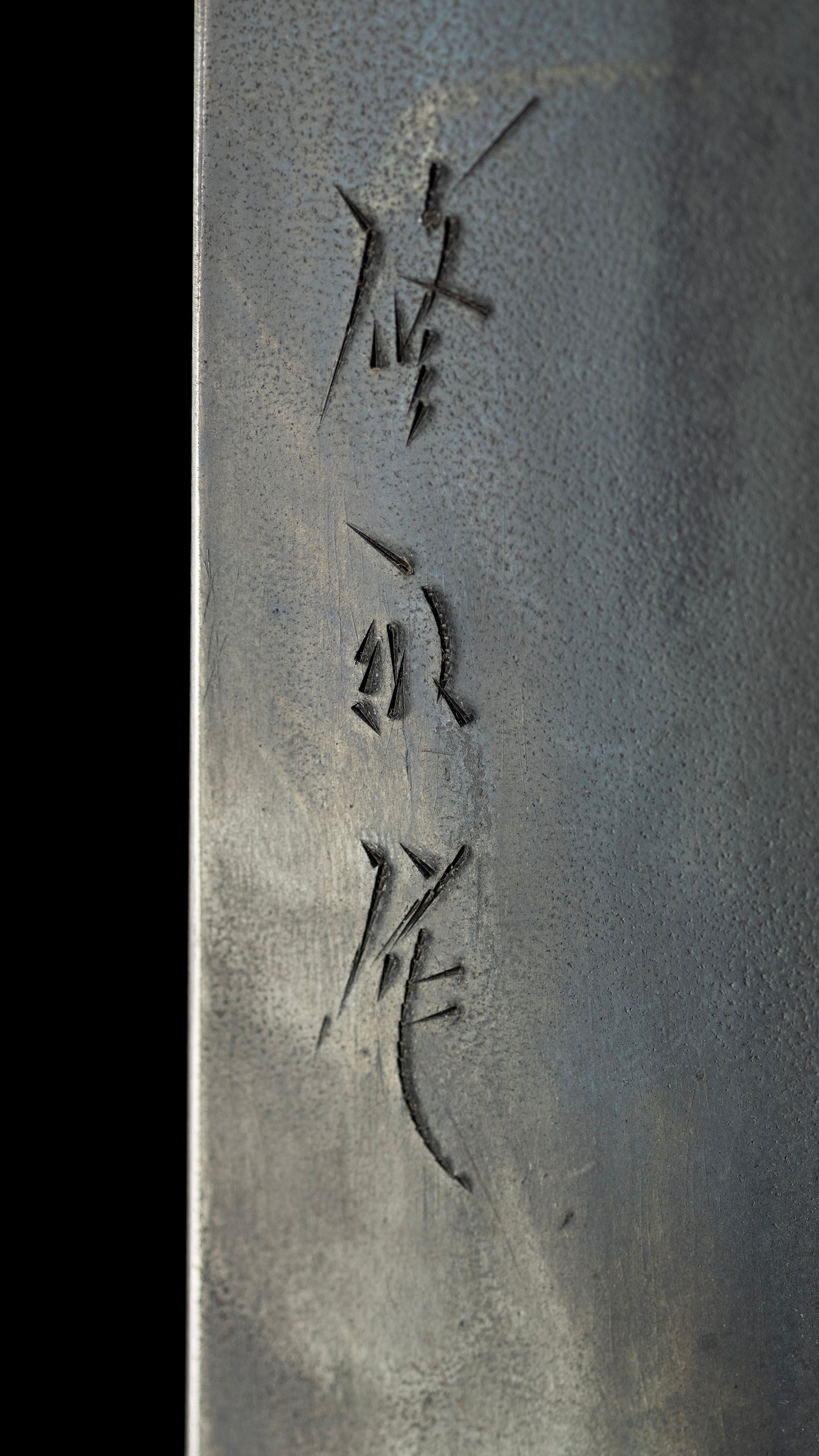 Kurouchi Santoku Knife Japanese All Purpose Knife By Toyama Shuji - 165mm