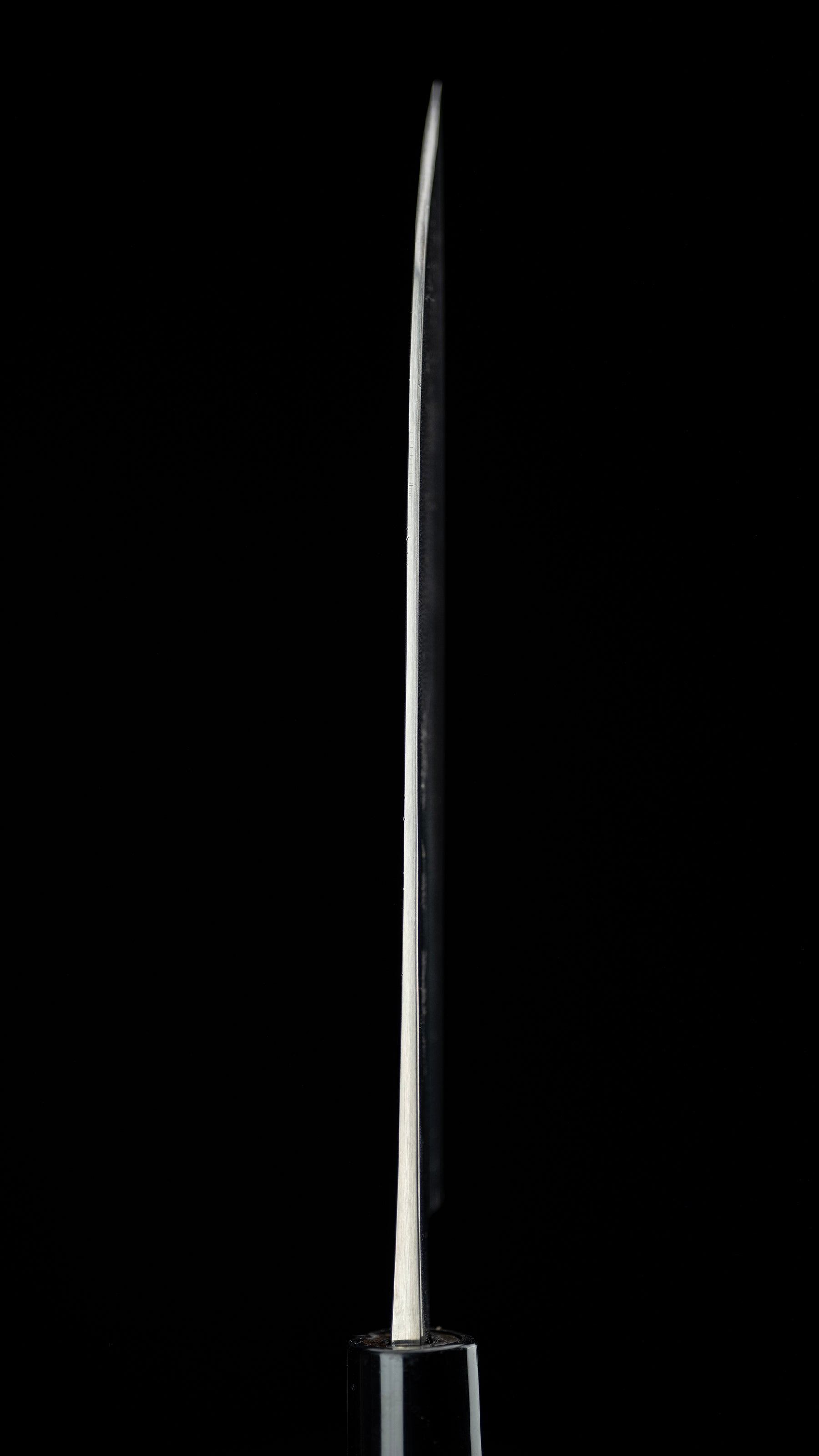 Kurouchi Santoku Knife Japanese All Purpose Knife By Toyama Shuji - 165mm