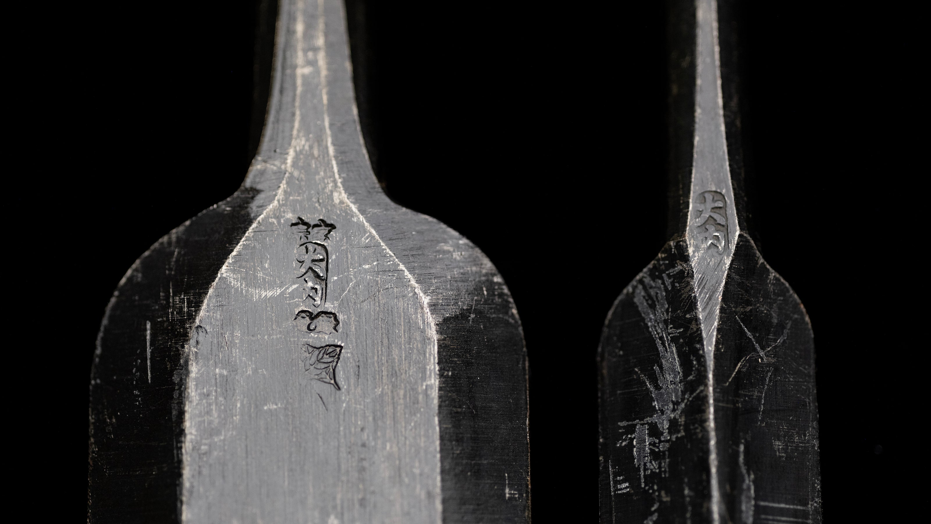 Ootsuki-Nomi Japanese Hand Made Slick Chisel Set By Ouchi Ⅳ - 24&48mm