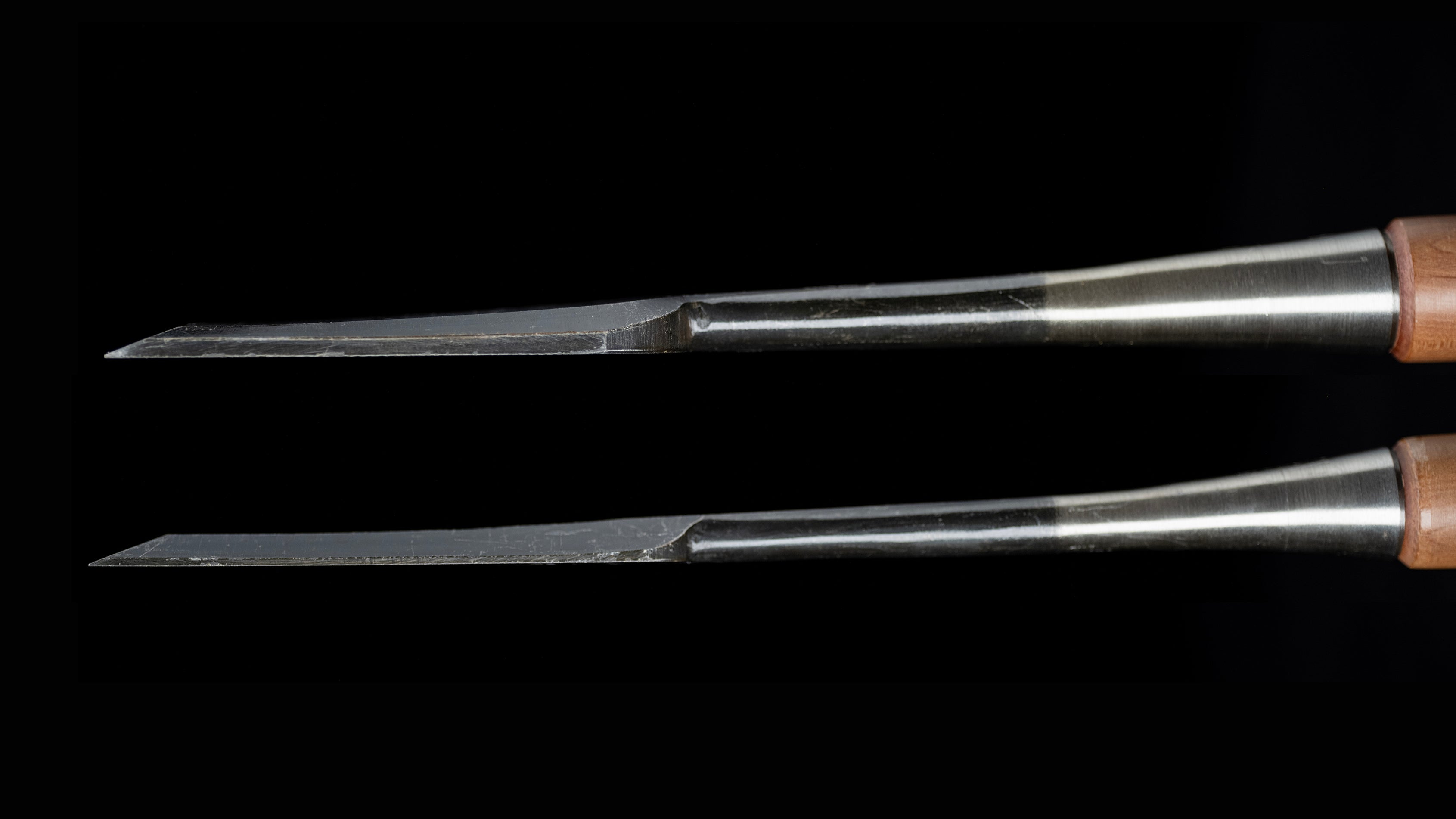 Ootsuki-Nomi Japanese Hand Made Slick Chisel Set By Ouchi Ⅳ - 24&48mm