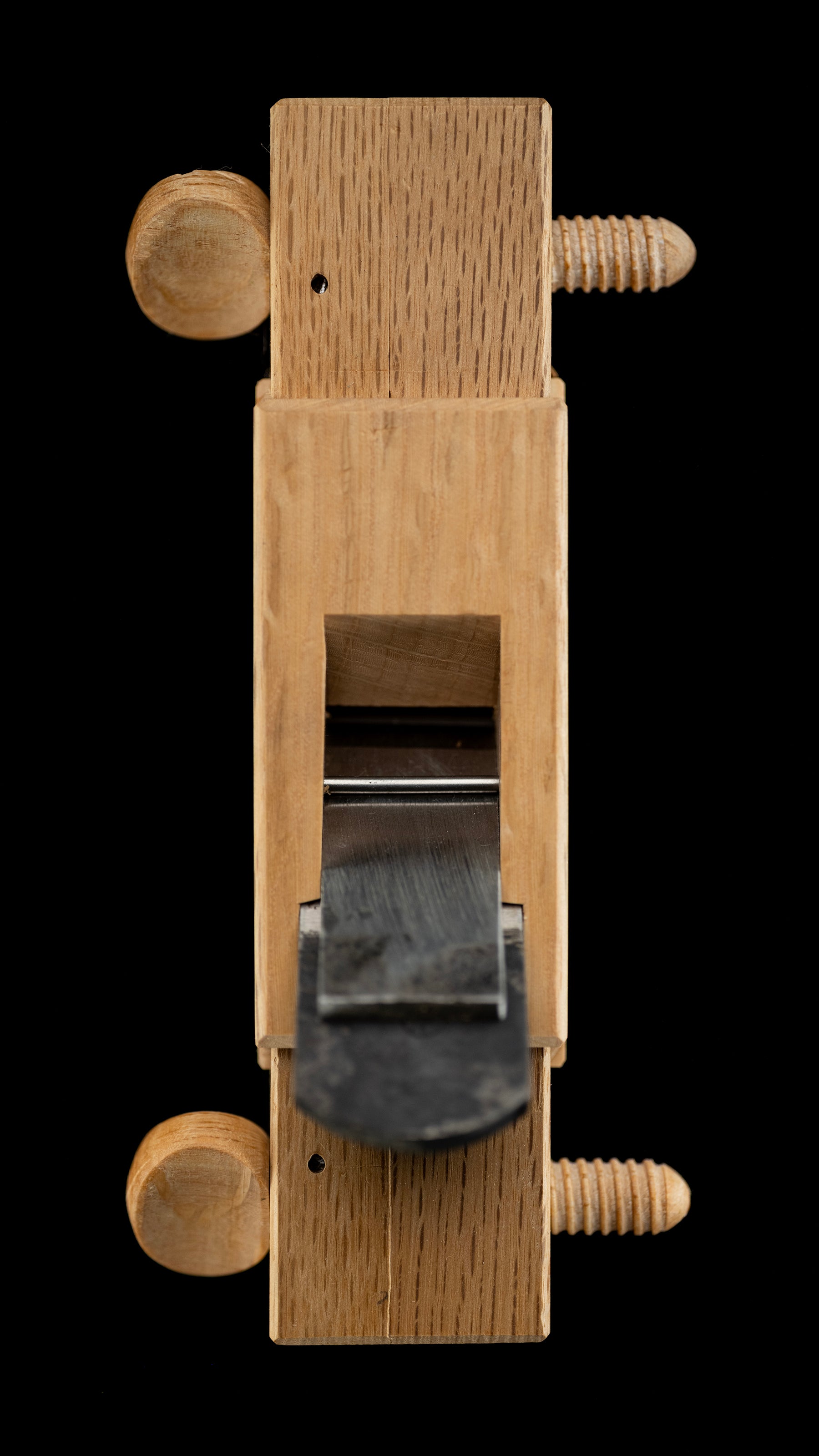 Sarumentori-Kanna Japanese Wood Screw Adjustable Chamfer Plane 60° By Yukichika - 24mm