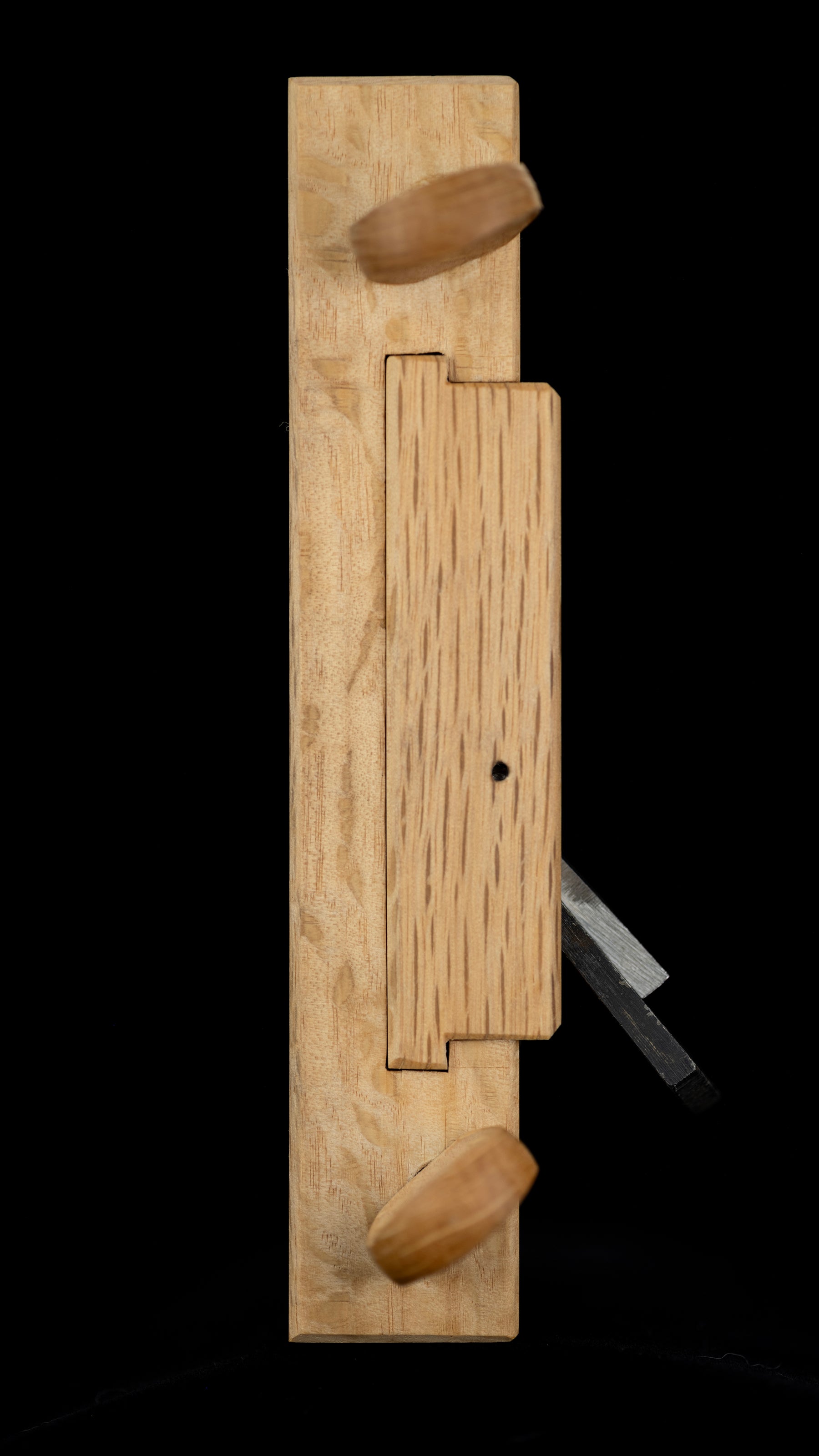 Sarumentori-Kanna Japanese Wood Screw Adjustable Chamfer Plane 60° By Yukichika - 24mm