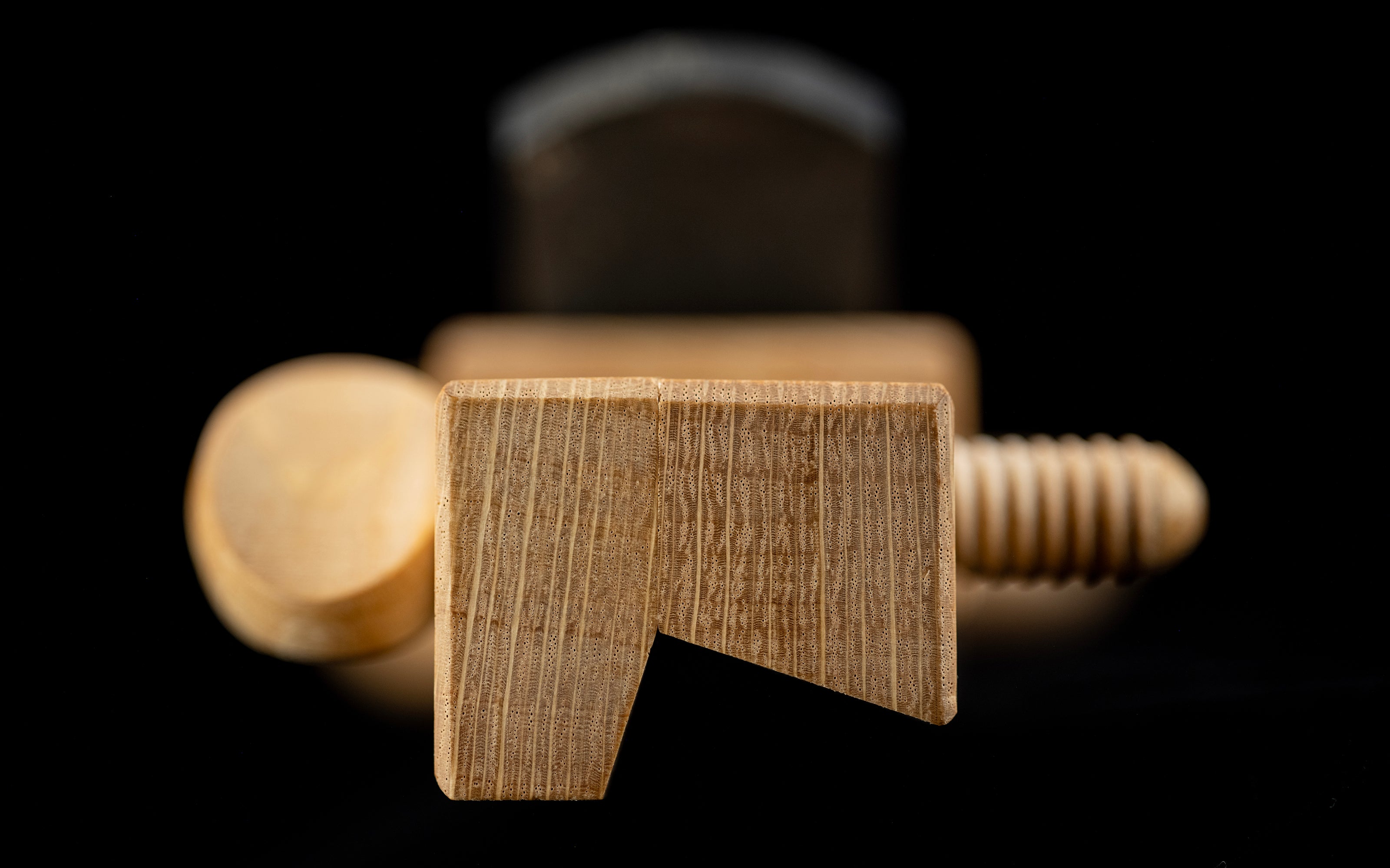 Sarumentori-Kanna Japanese Wood Screw Adjustable Chamfer Plane 60° By Yukichika - 24mm