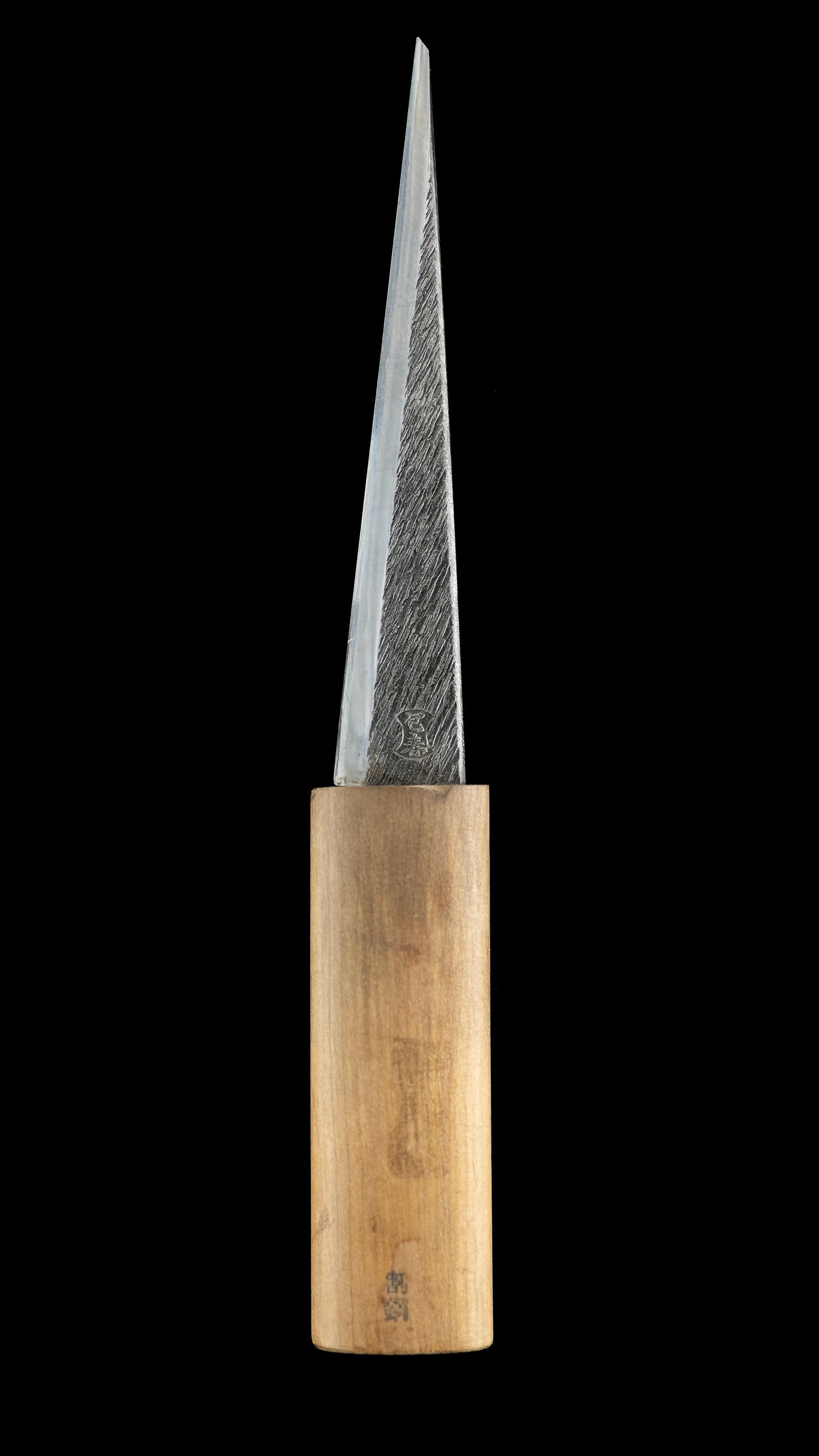 Kuriko-katana Knife with Double-Bevel - 130mm