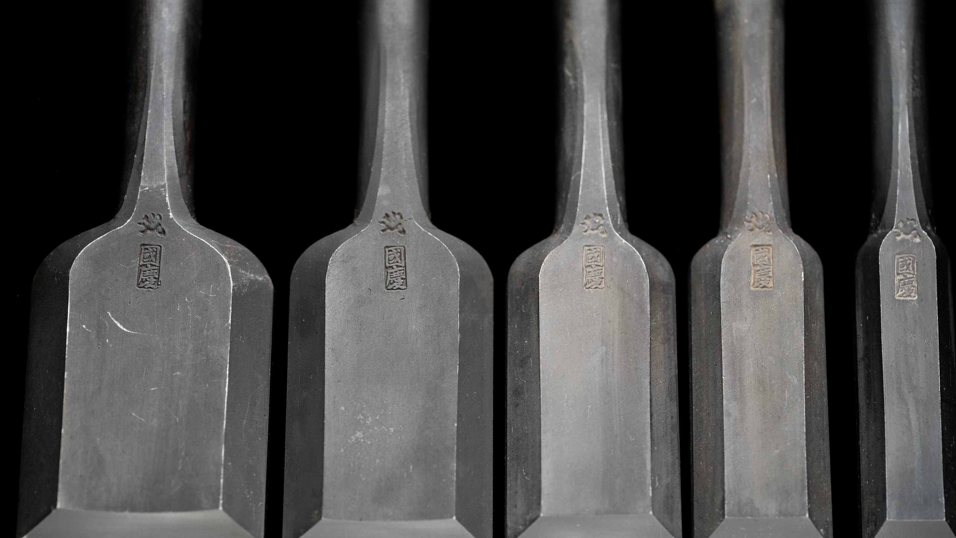 Oire-Nomi Japanese Hand Made Bench Chisel Set By Kunikei