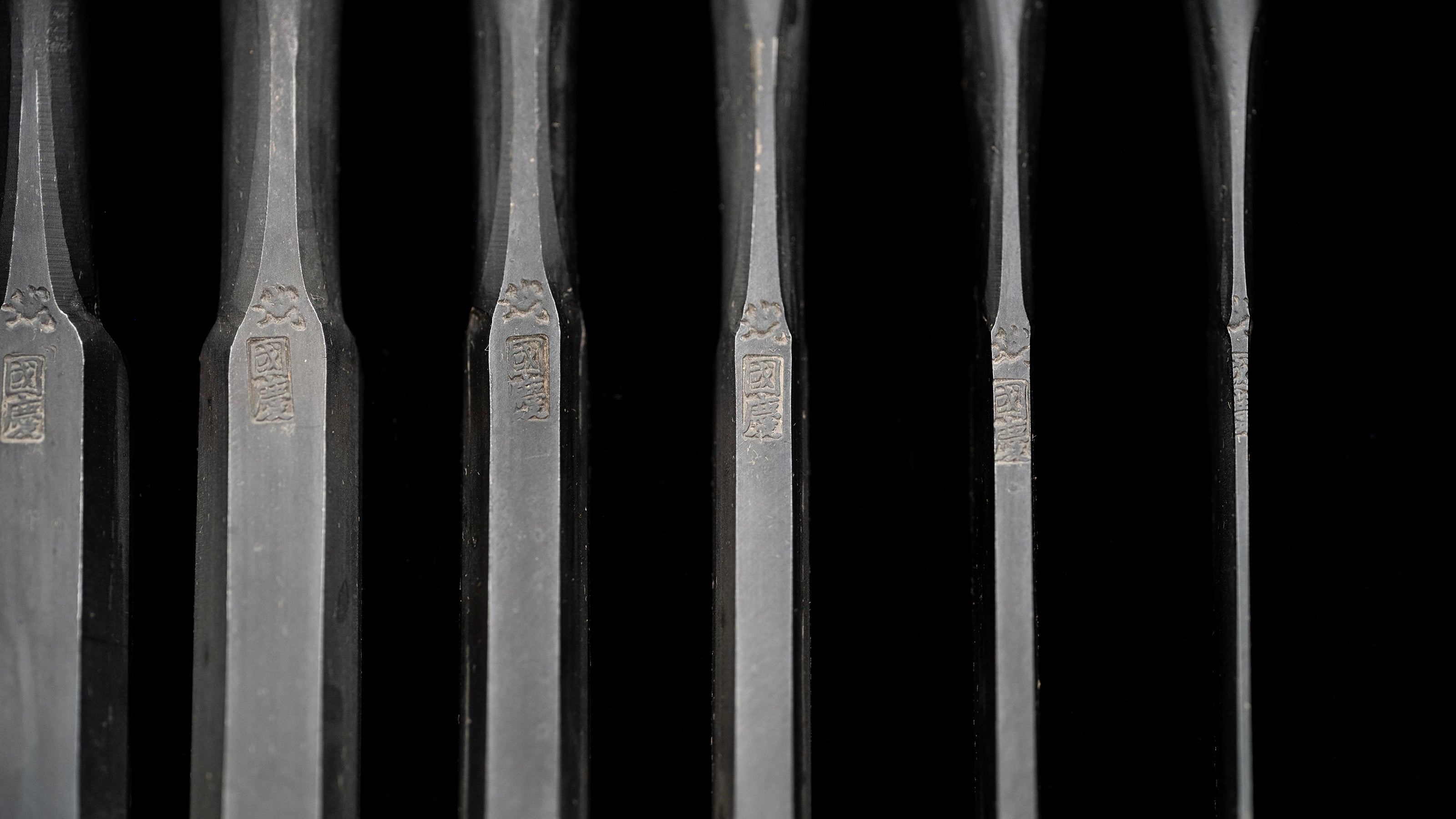 Oire-Nomi Japanese Hand Made Bench Chisel Set By Kunikei