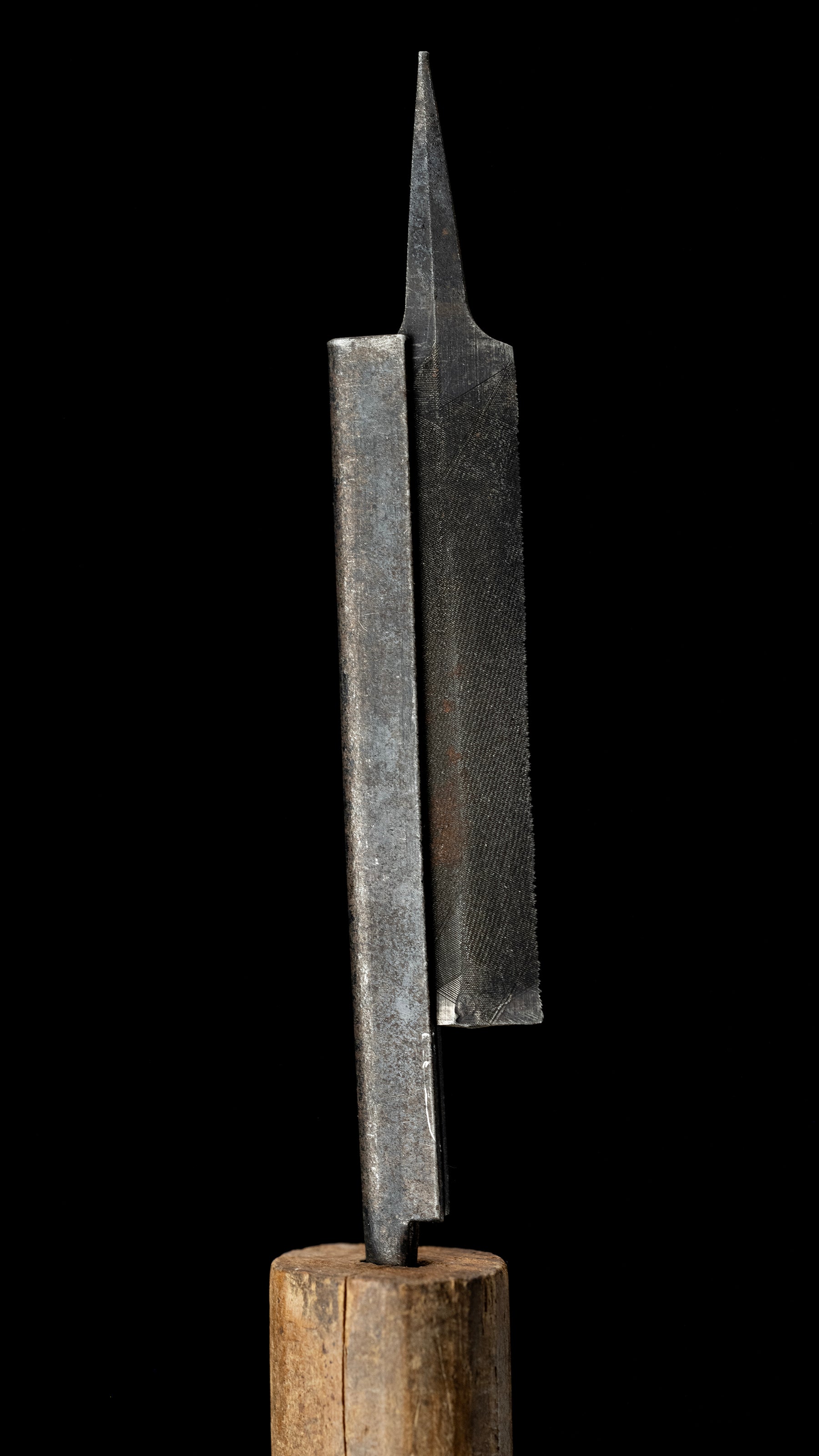 Metate Tools Japanese Steel Spine to Holding The File